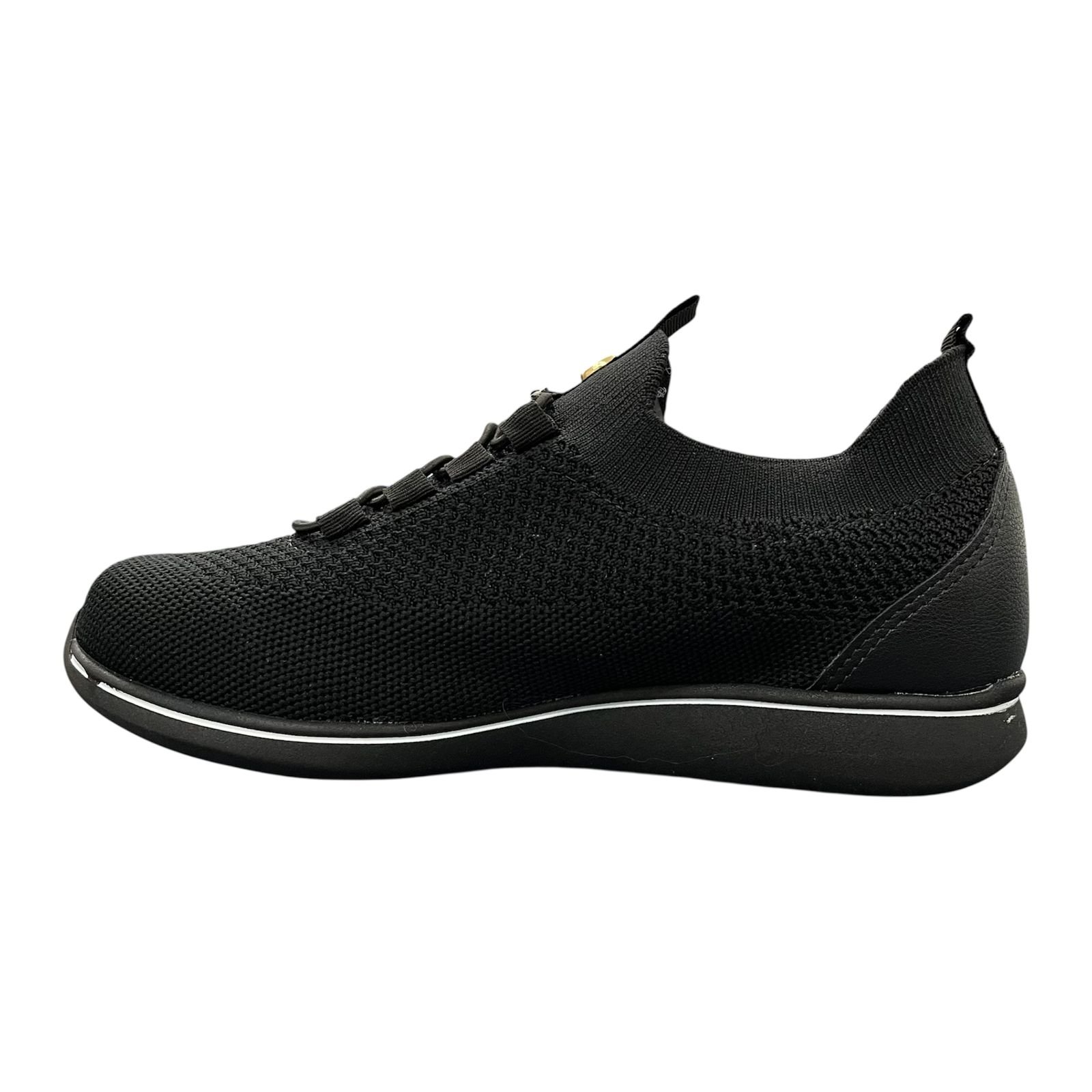 Tênis Casual Slip-On Modare Tecido Knit 7358.236 Preto 5