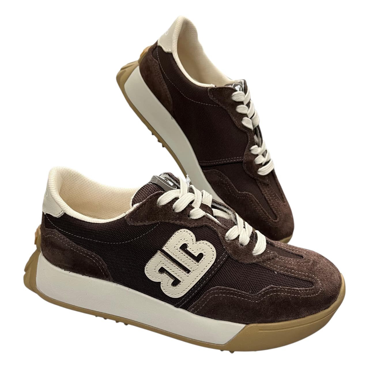 Tênis Casual Bottero Camurça Couro 371503 Café 4