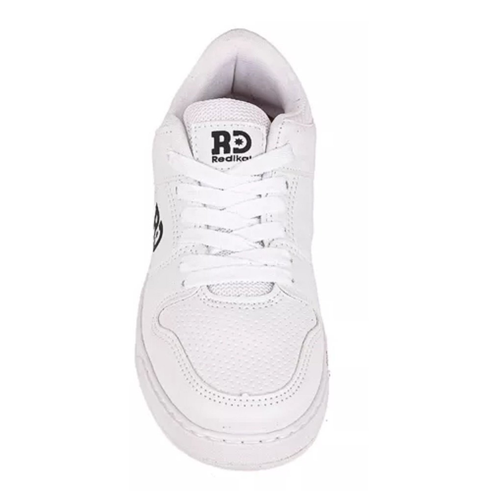 Tênis Casual Redikal Skate Nobuck All Black RKT406 Branco 3