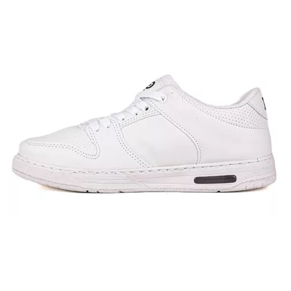 Tênis Casual Redikal Skate Nobuck All Black RKT406 Branco 5