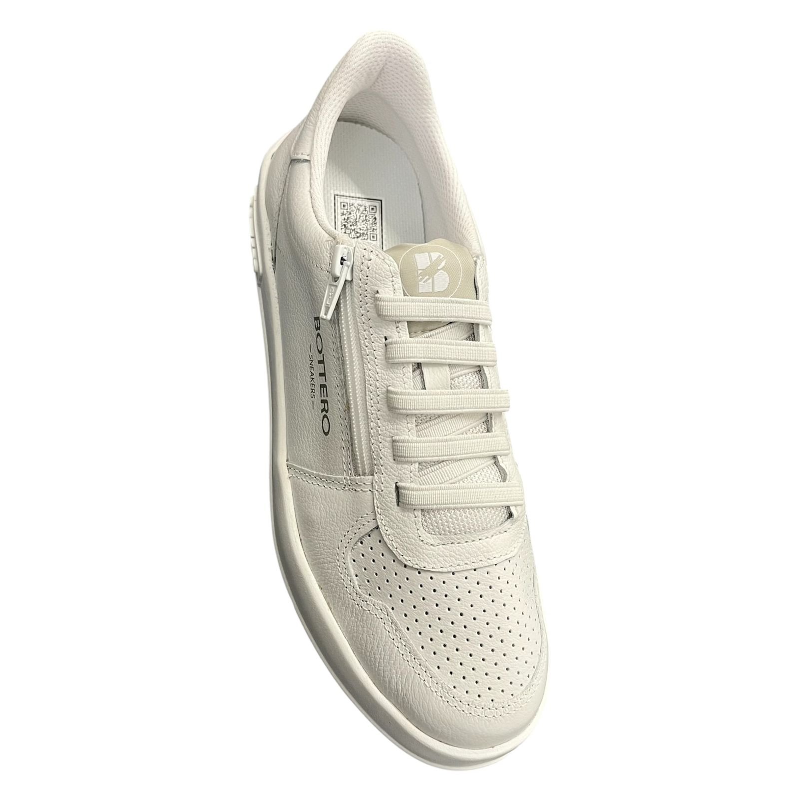 Tênis Casual Bottero Calce Fácil Em Couro 364902 Branco 2