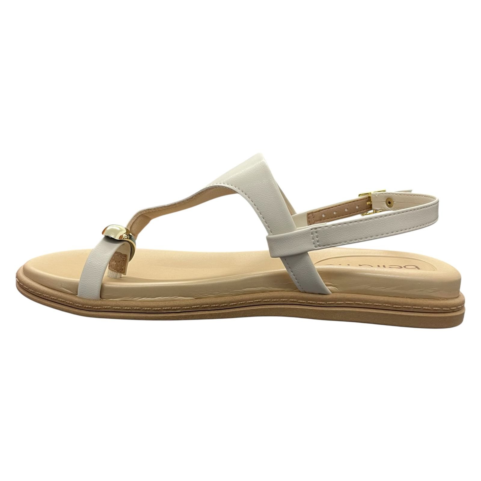 Sandália Feminina Beira Rio 8513.113 Off White 4