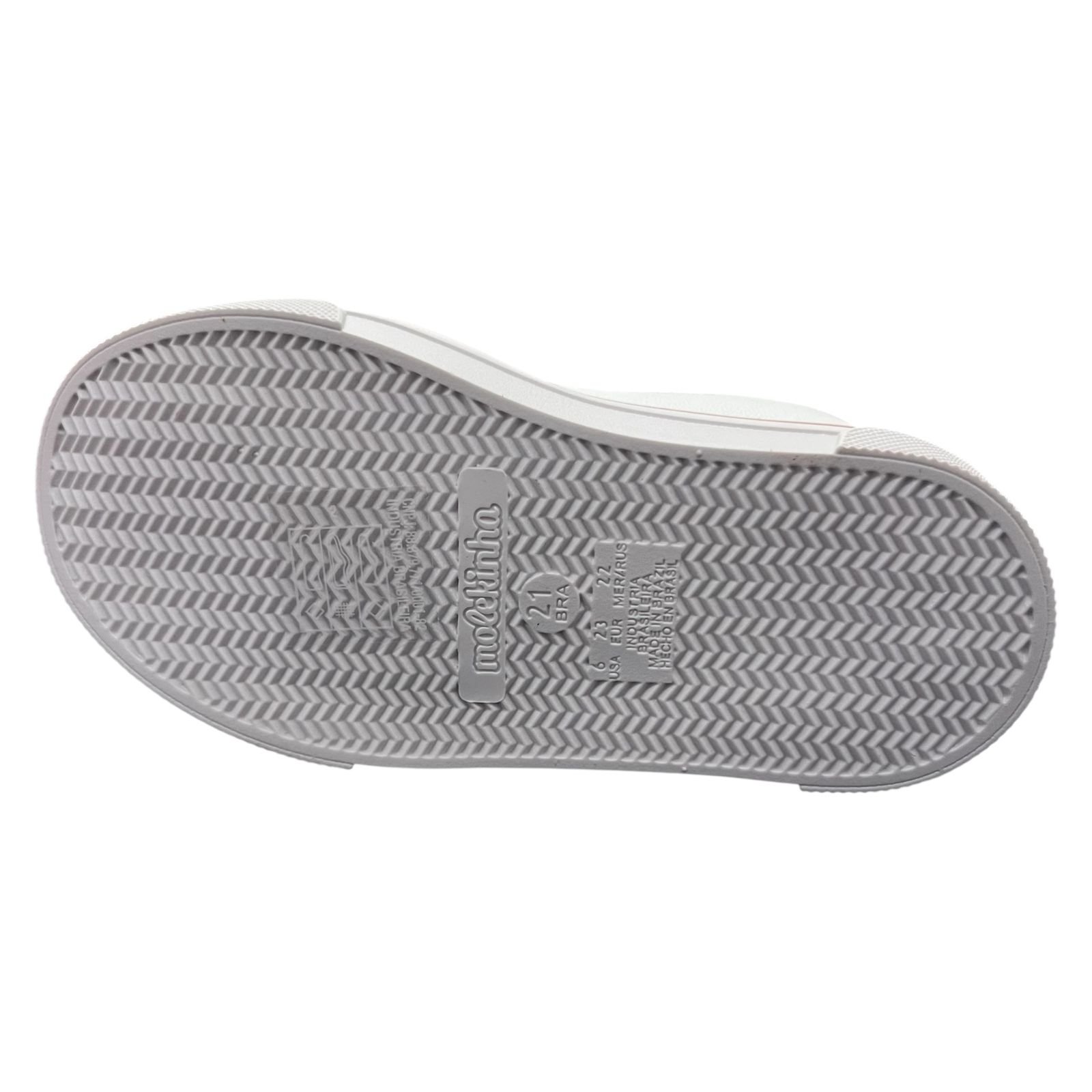 Tênis Molekinha Infantil Menina Calce Fácil 2740.203 Branco/Preto 5