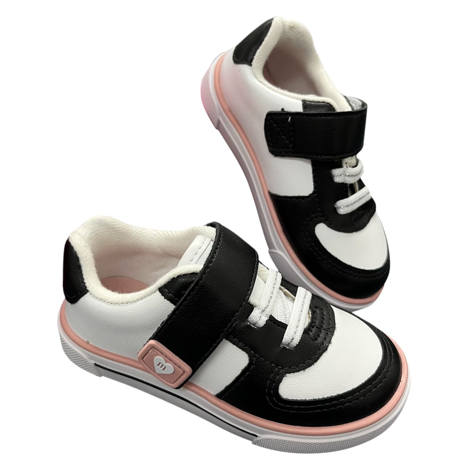 Tênis Molekinha Infantil Menina Calce Fácil 2740.203 Branco/Preto 3