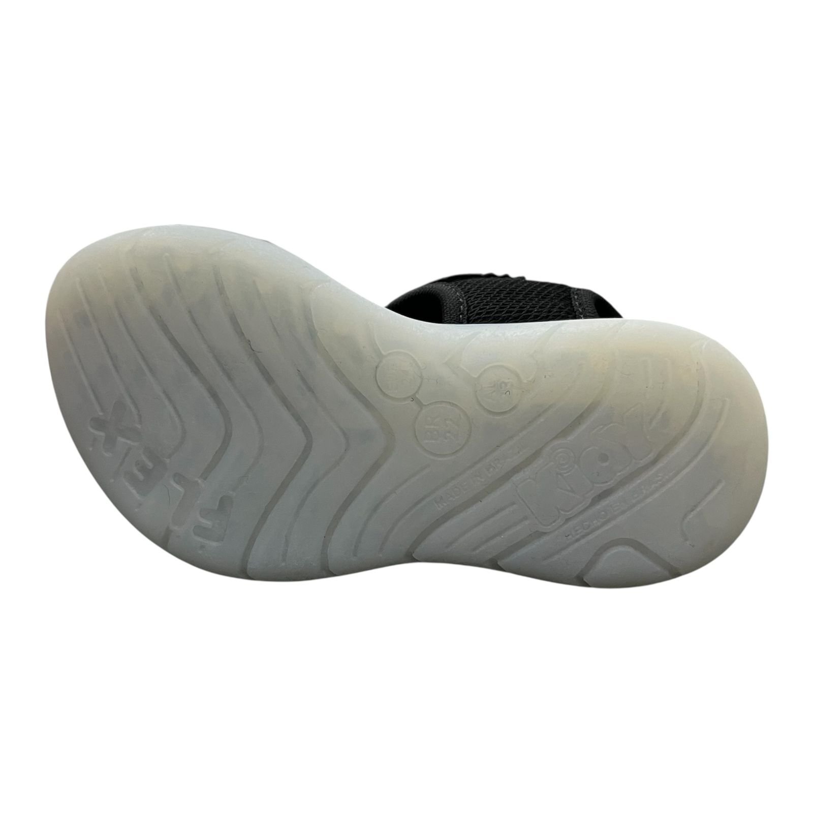 Sandália Kidy Flex Infantil Menino Luz De Led 0115-0007 Preto 4