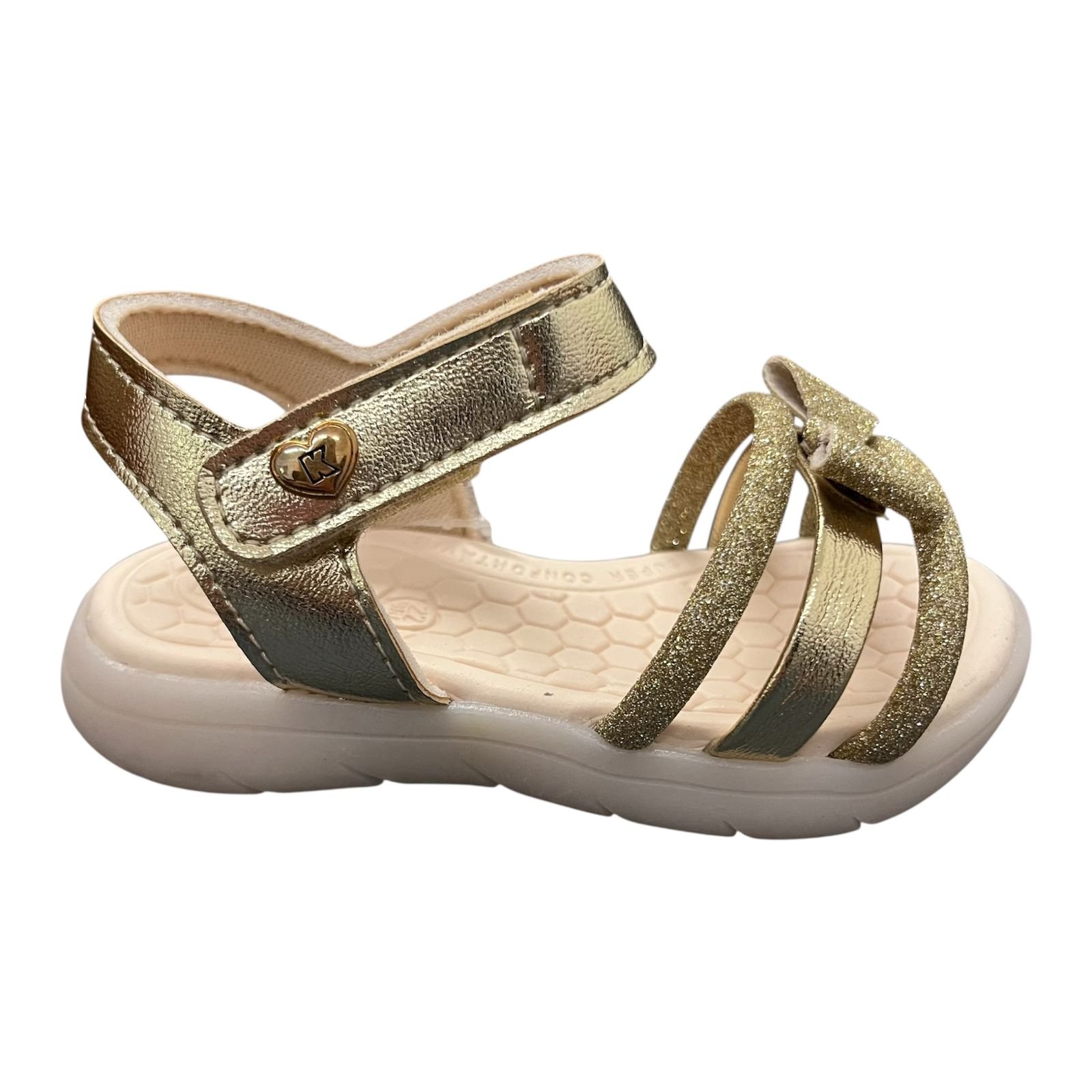 Sandália Kidy Flex Infantil Menina Luz De Led 1120-0932