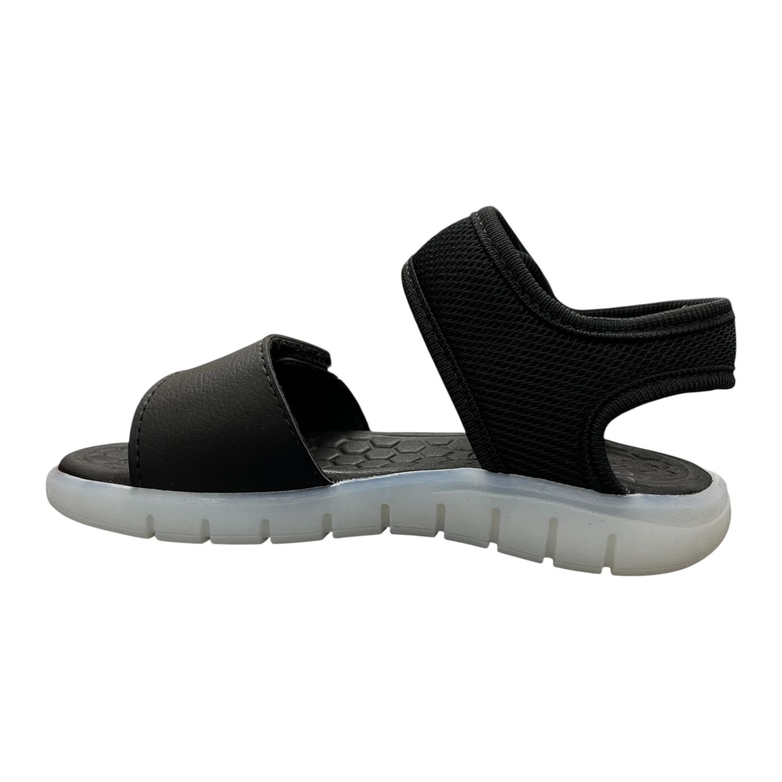 Sandália Kidy Wave Infantil Menino Luz De Led 0036-7009 Preto 3