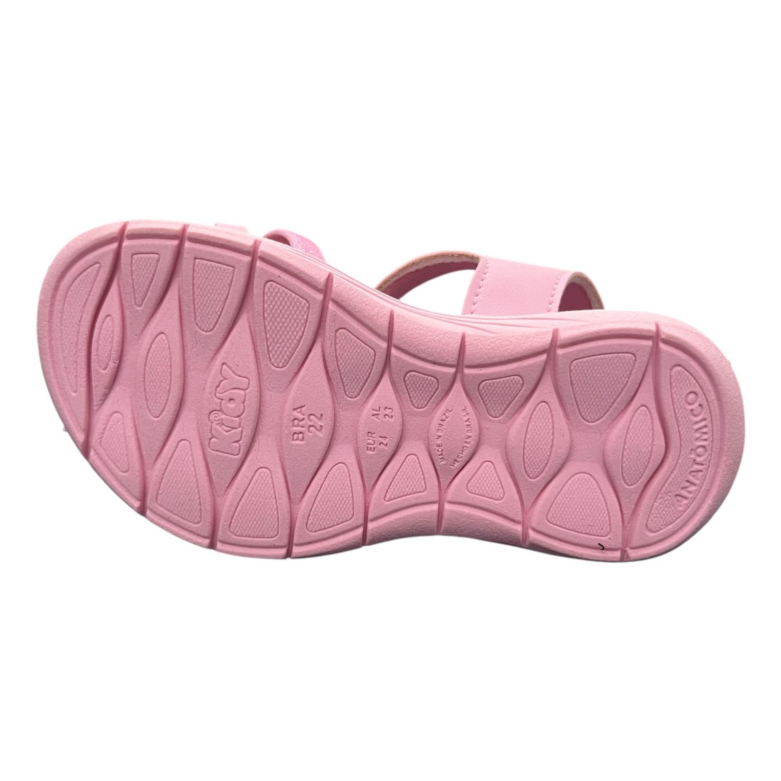 Sandália Kidy Fly Infantil Menina Luz De Led 1079-0008 Rosa 5