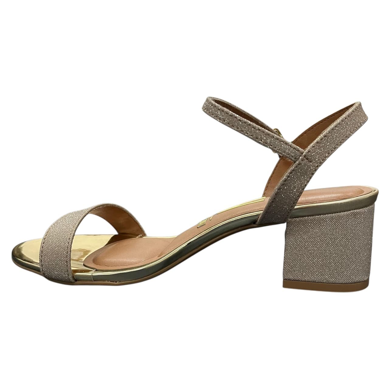 Sandália Vizzano Salto Bloco 6291.900 Dourado 5