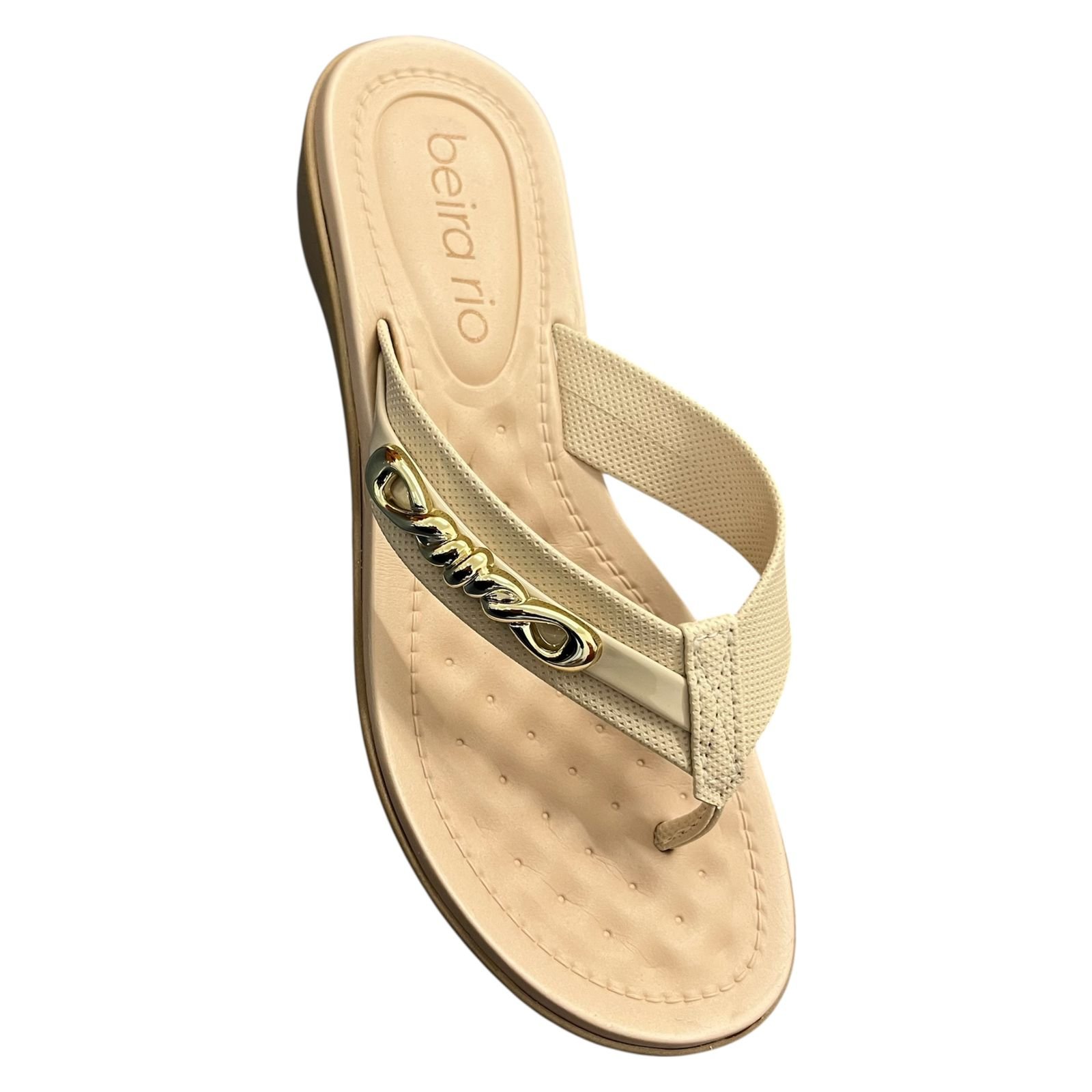 Chinelo Feminino Beira Rio Napa 8224.871 Creme 2