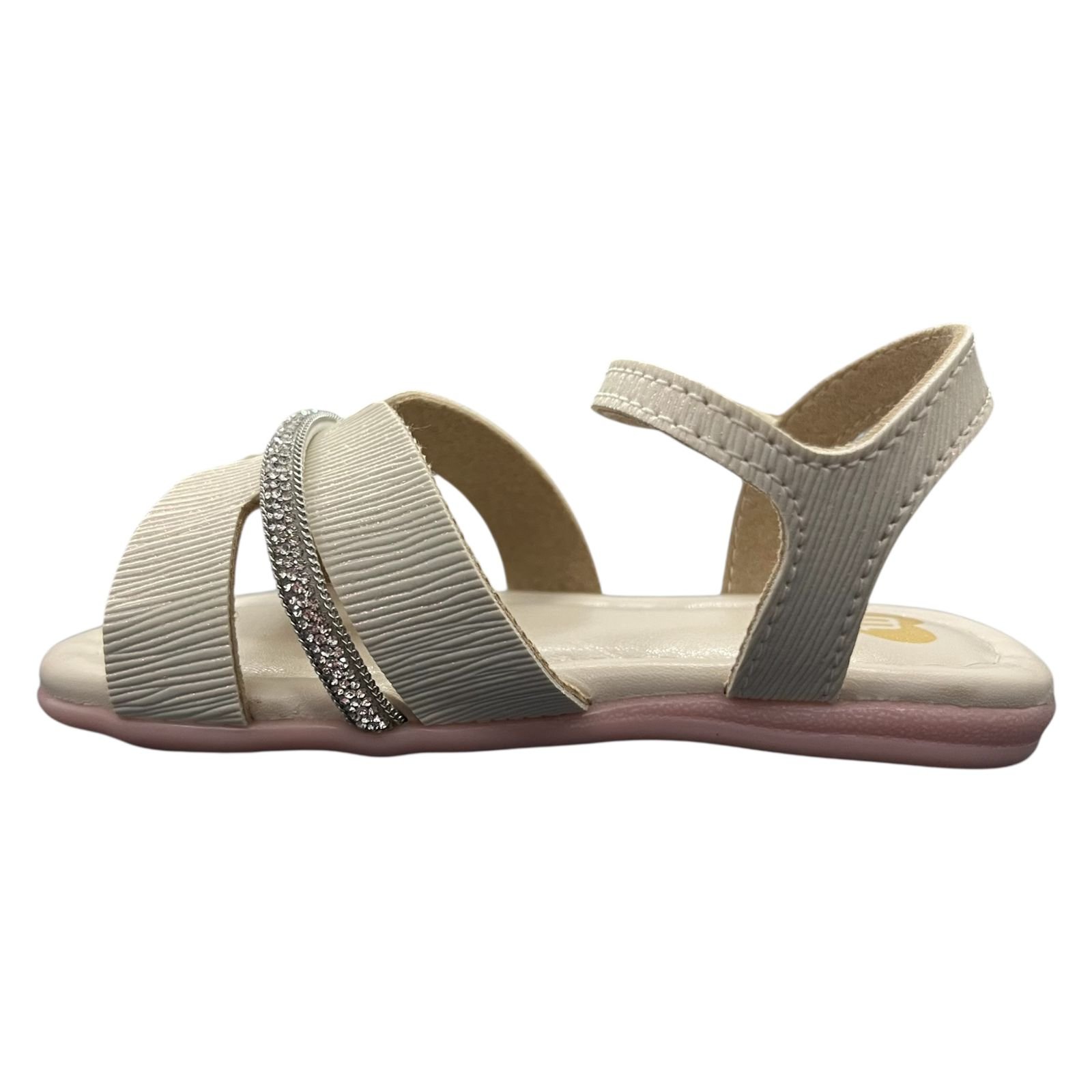 Sandália Molekinha Infantil Menina 2114.285 Off White 4
