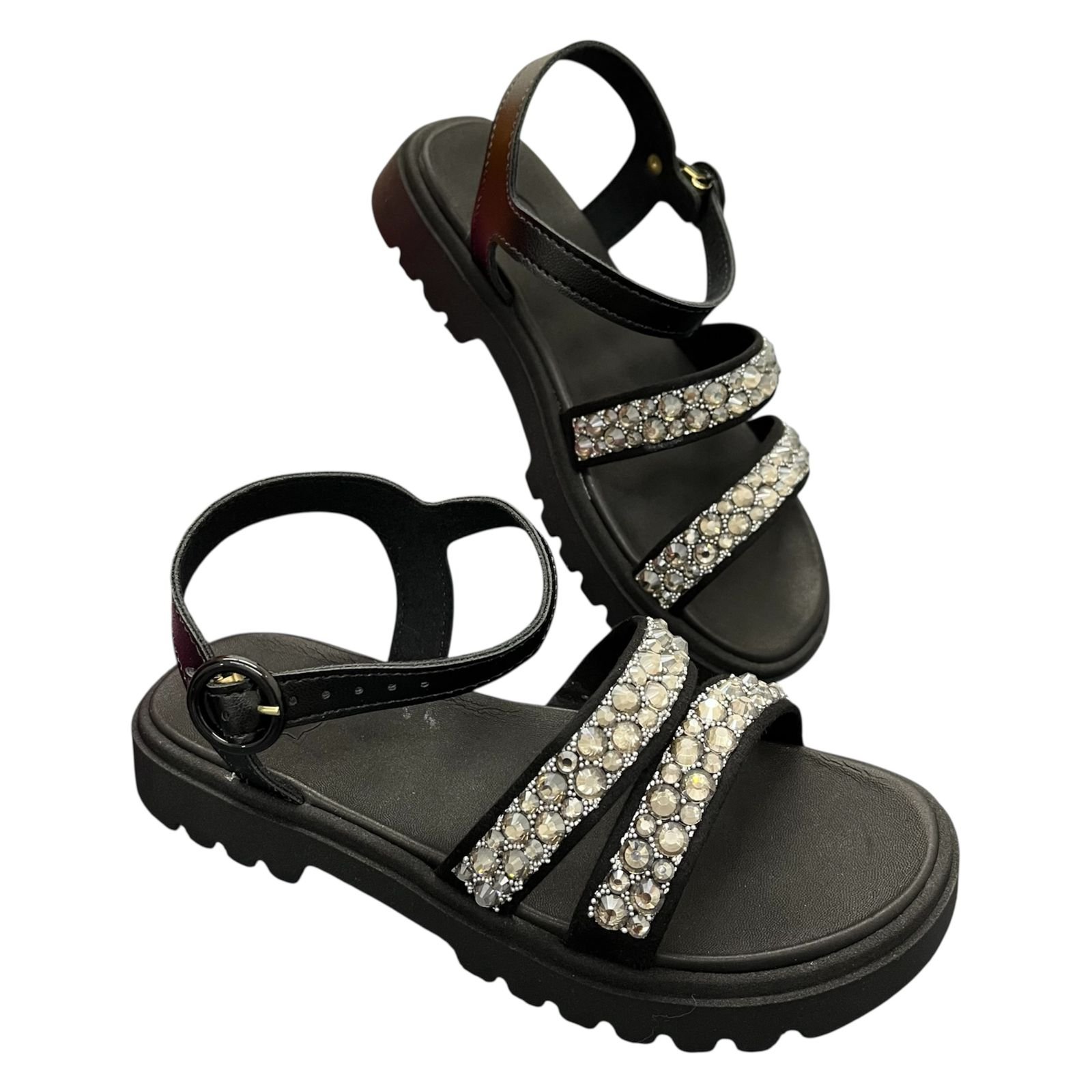 Sandália Papete Molekinha Infantil Menina 2344.148 Preto 5