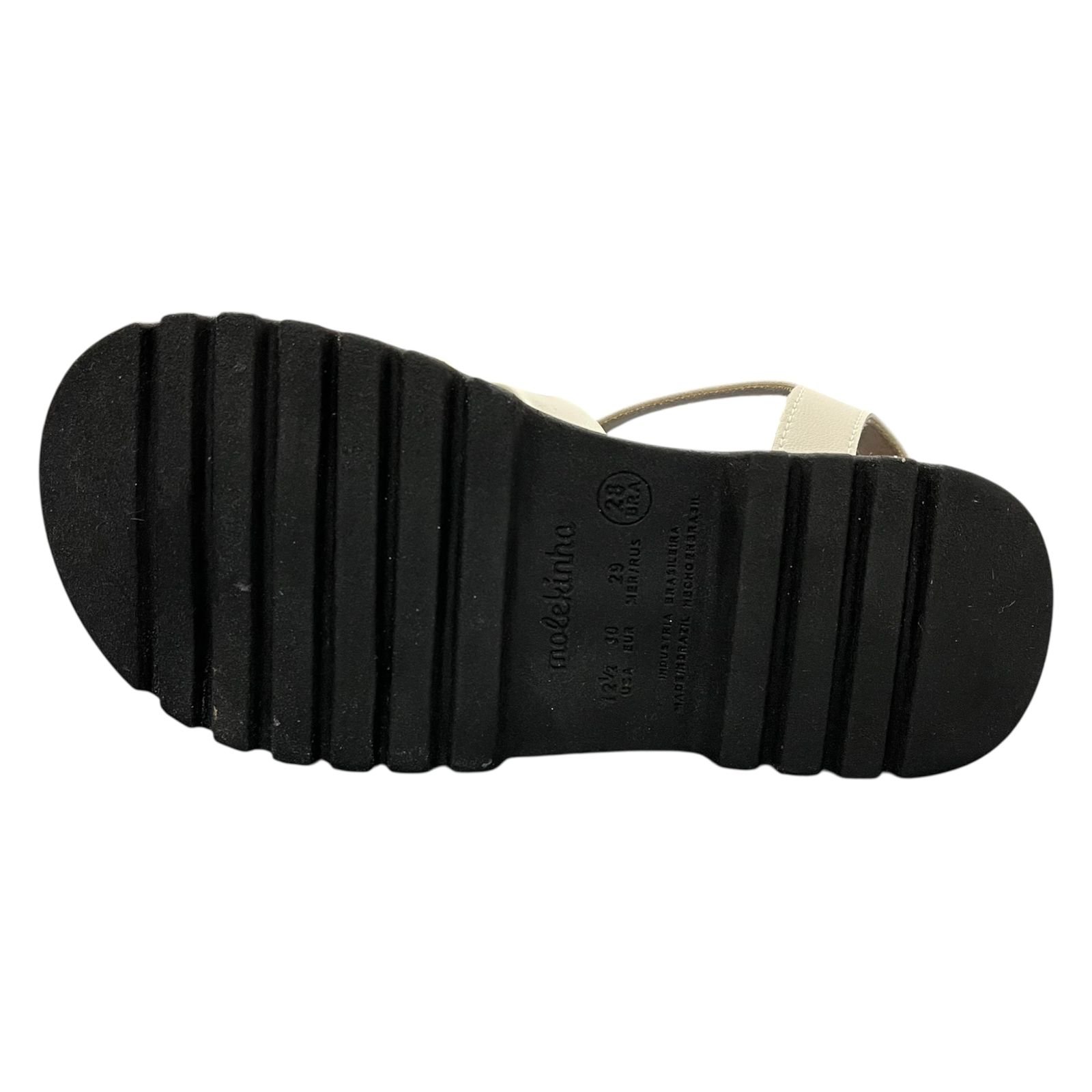 Sandália Papete Molekinha Infantil Menina 2344.146 Off White 3