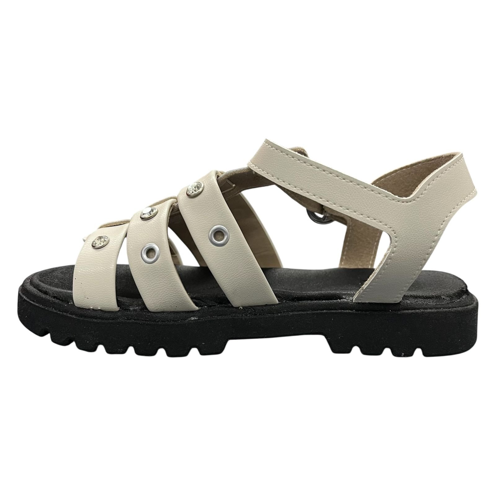 Sandália Papete Molekinha Infantil Menina 2344.146 Off White 4