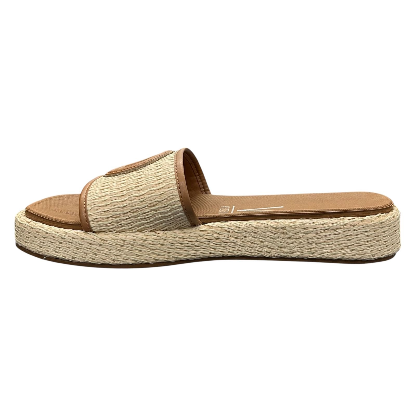 Chinelo Feminino Slide Vizzano Palha Tramado 6506.123 Bege 3