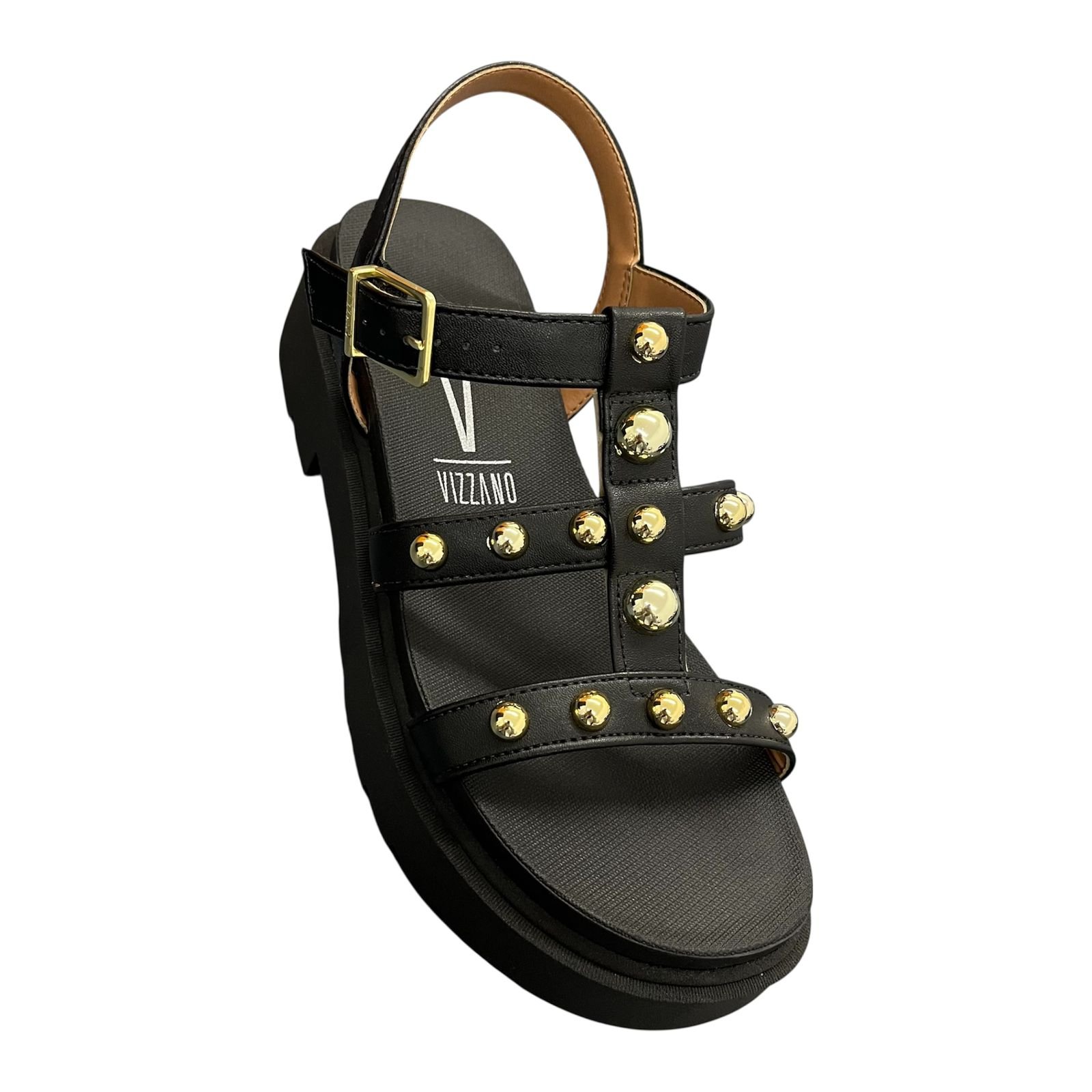 Sandália Vizzano Flatform Tratorada 6499.110 Preto 2