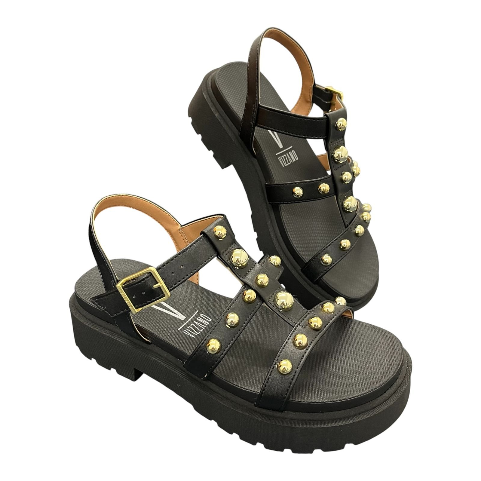 Sandália Vizzano Flatform Tratorada 6499.110 Preto 5
