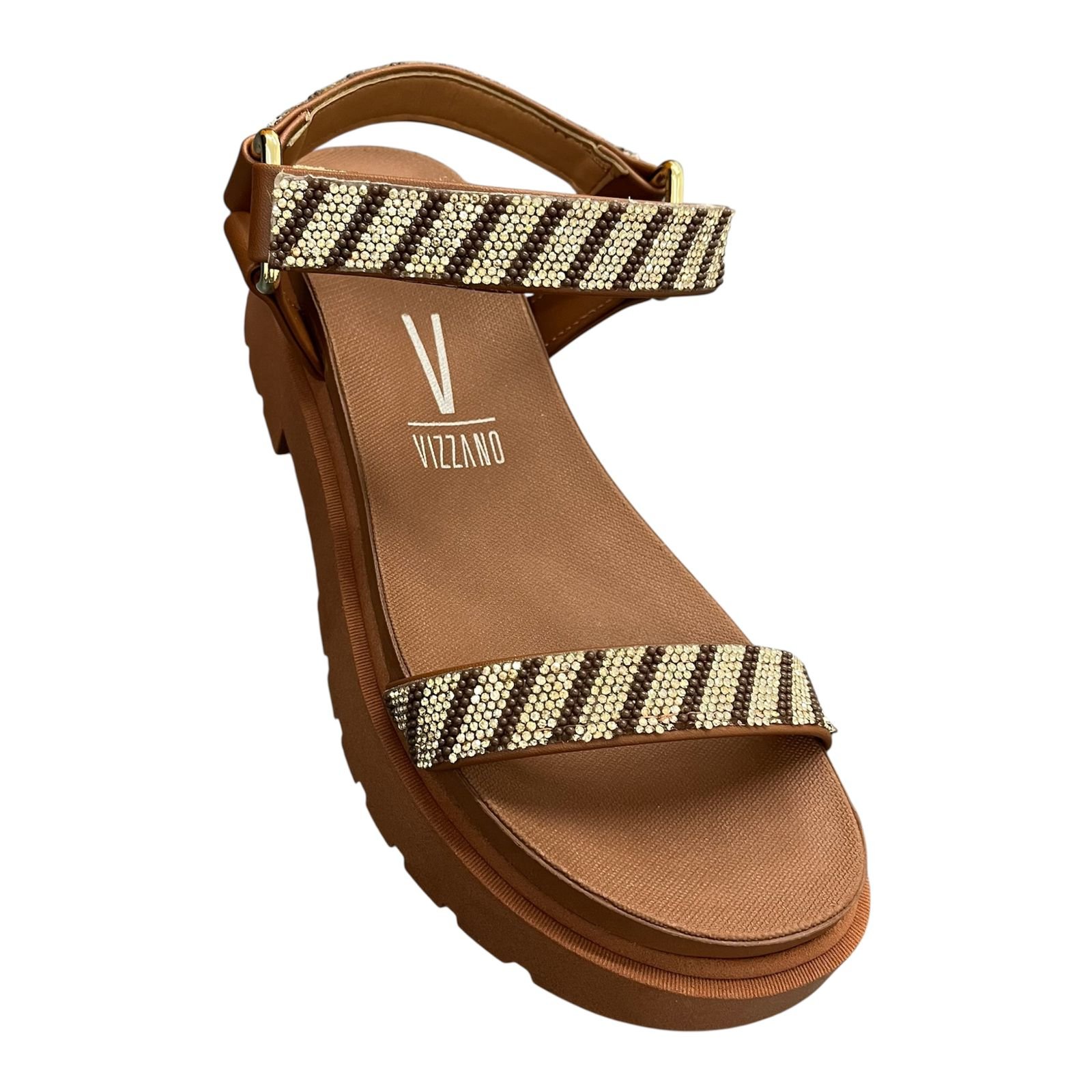 Sandália Vizzano Flatform Tratorada 6499.103 Marrom 2