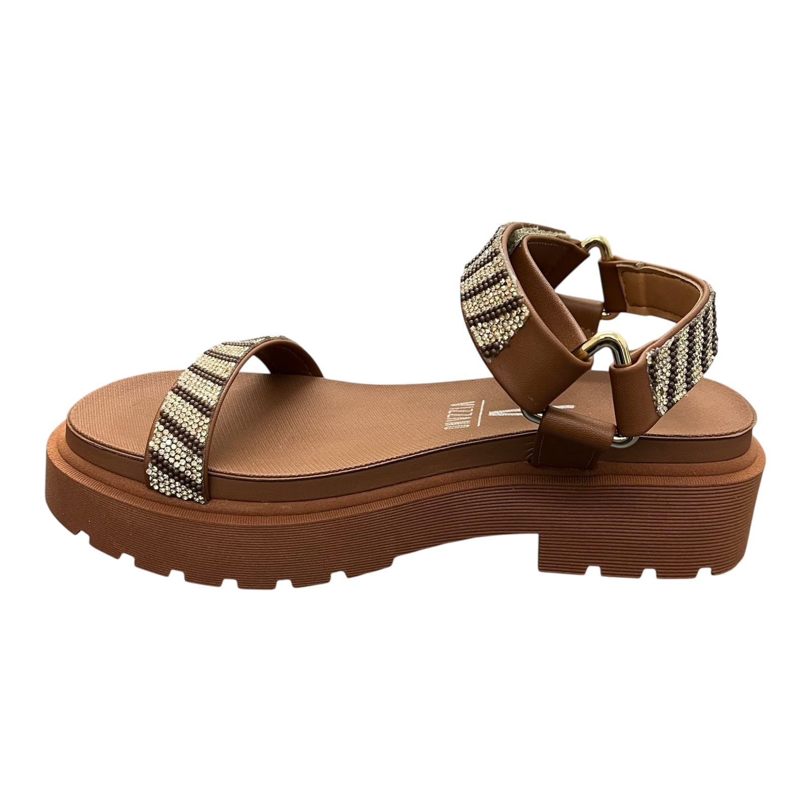 Sandália Vizzano Flatform Tratorada 6499.103 Marrom 3