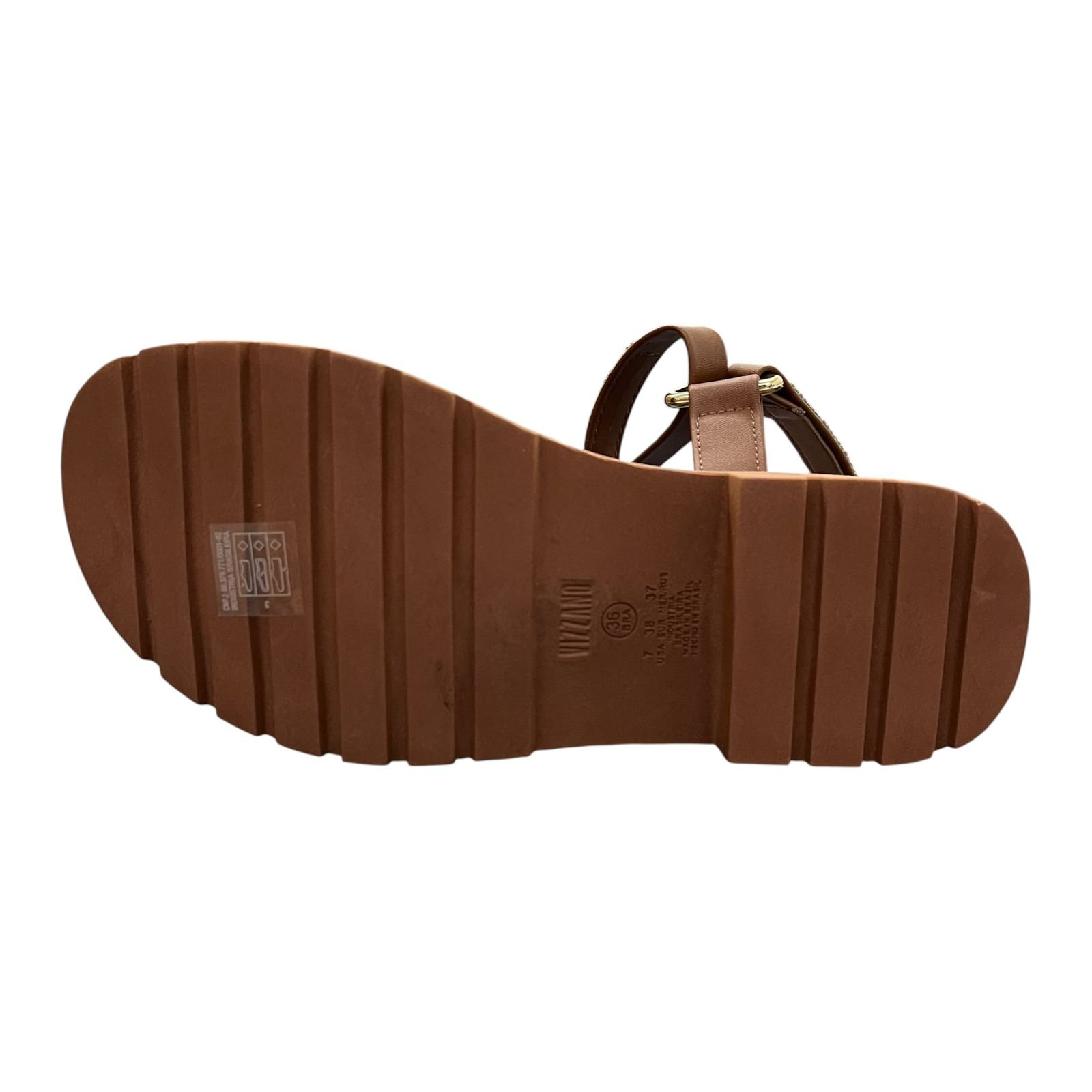 Sandália Vizzano Flatform Tratorada 6499.103 Marrom 4