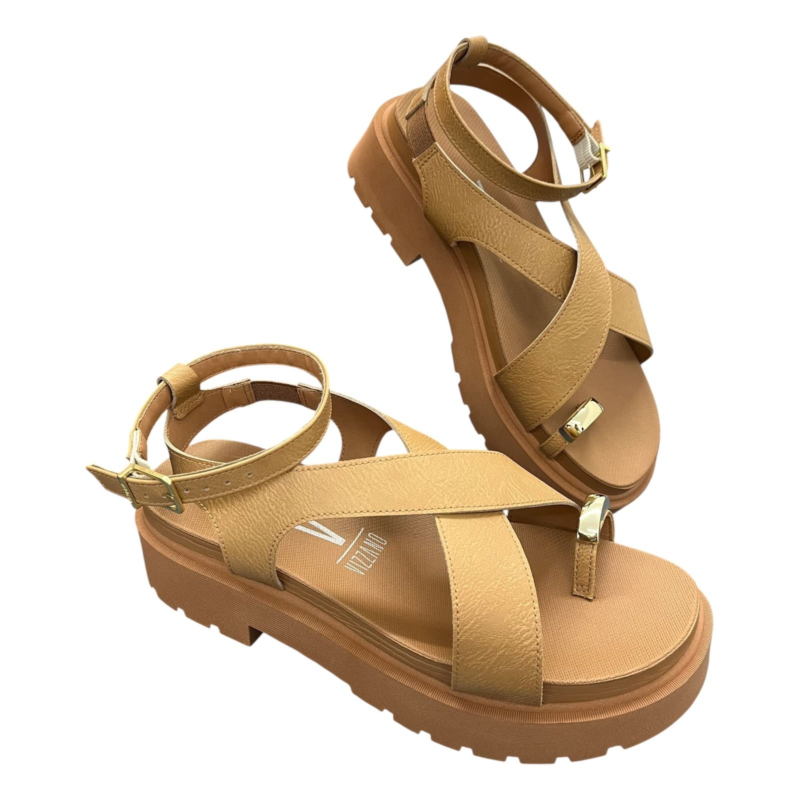 Sandália Vizzano Flatform Tratorada 6499.122 Bege 4