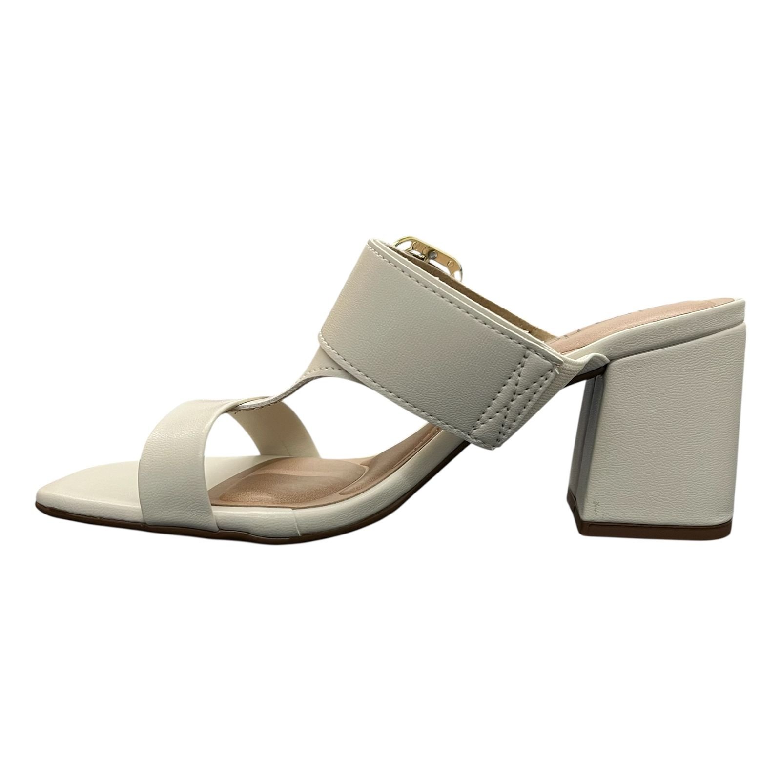 Tamanco Feminino Beira Rio Salto Bloco 8436.240 Off White 3