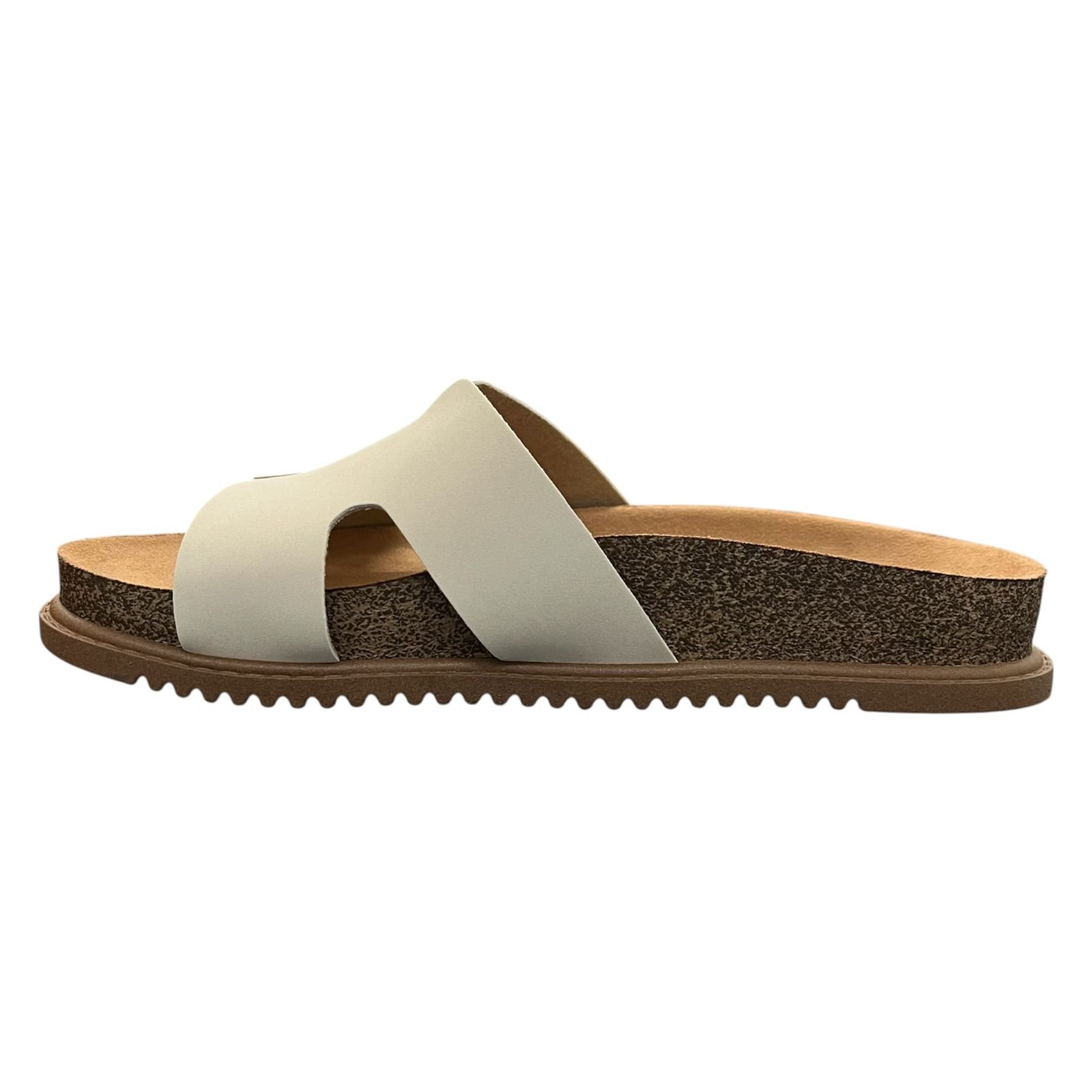 Sandália Papete Beira Rio Nobuck 8523.112 Off White 3