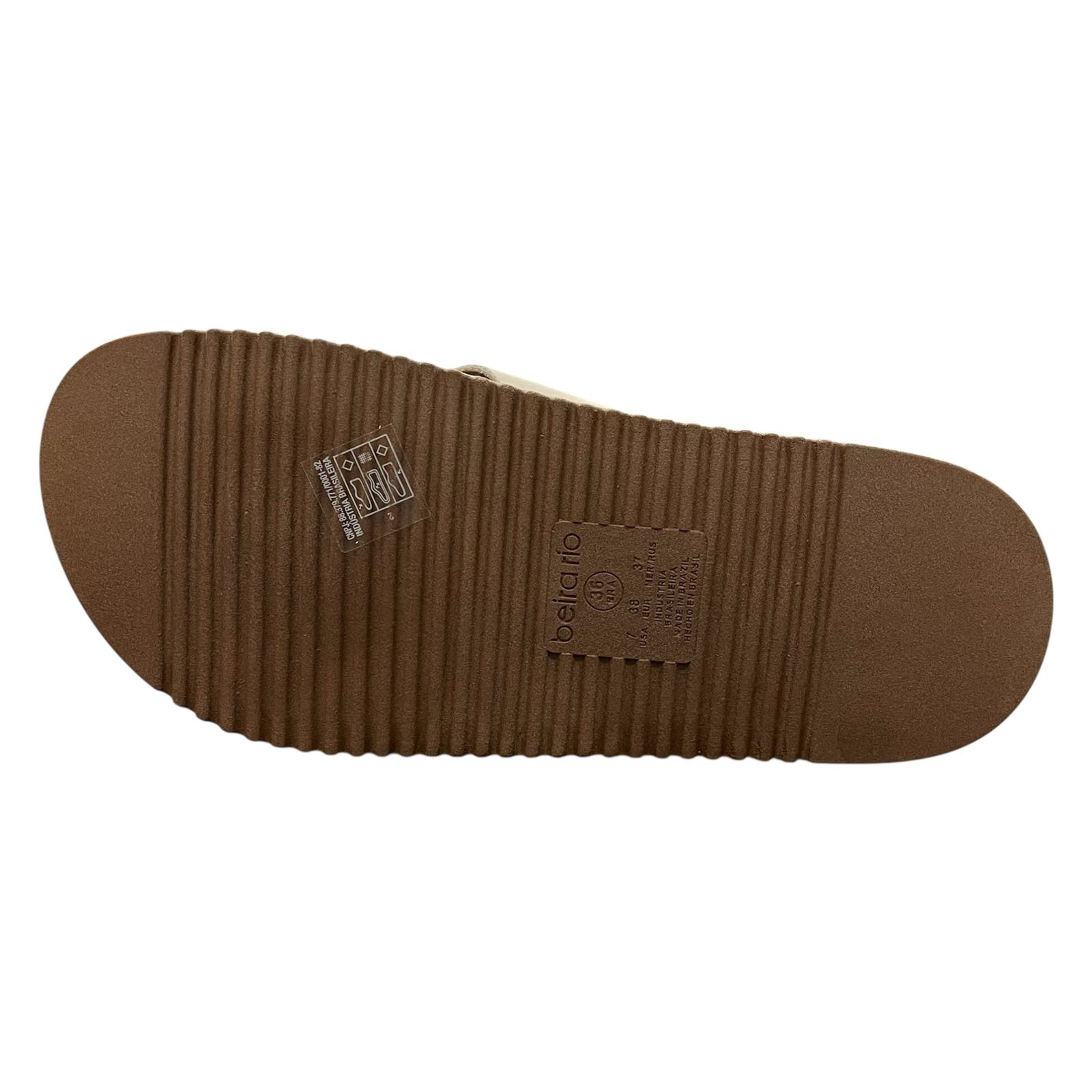 Sandália Papete Beira Rio Nobuck 8523.112 Off White 4