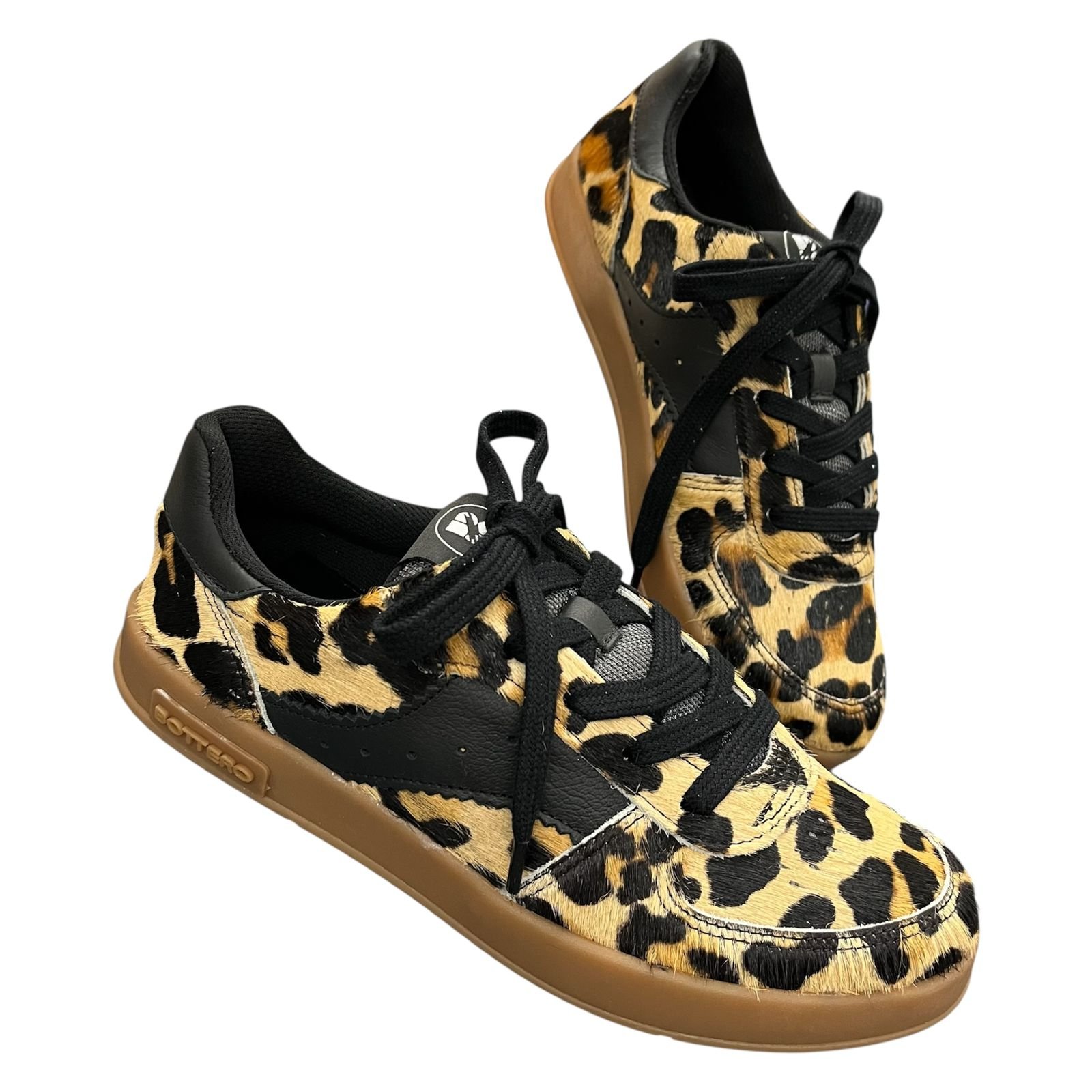 Tênis Casual Bottero Onça Em Couro 364909 Animal Print 5