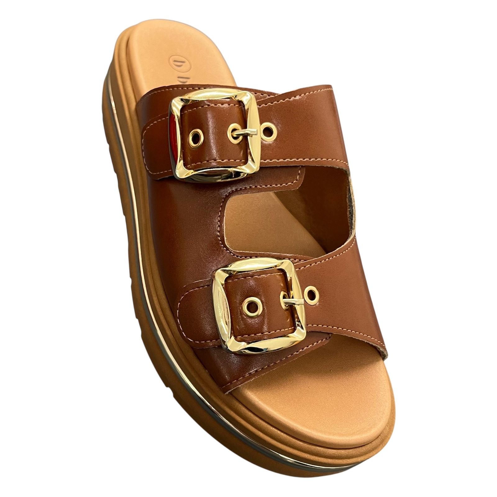 Tamanco Feminino Flatform Bebecê T2230-434 Marrom 2