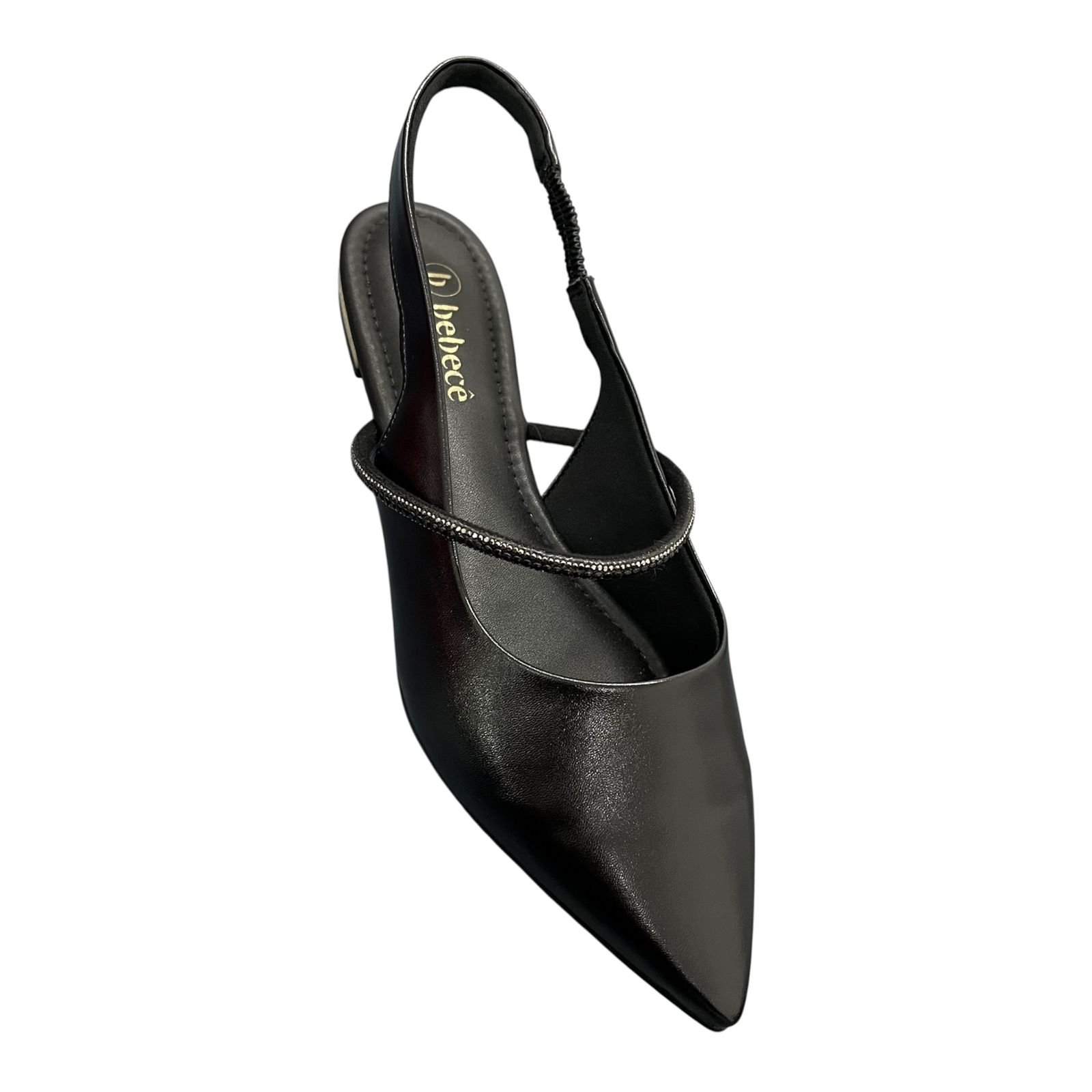 Sapatilha Slingback Bico Fino Bebecê T2019-109 Preto 2