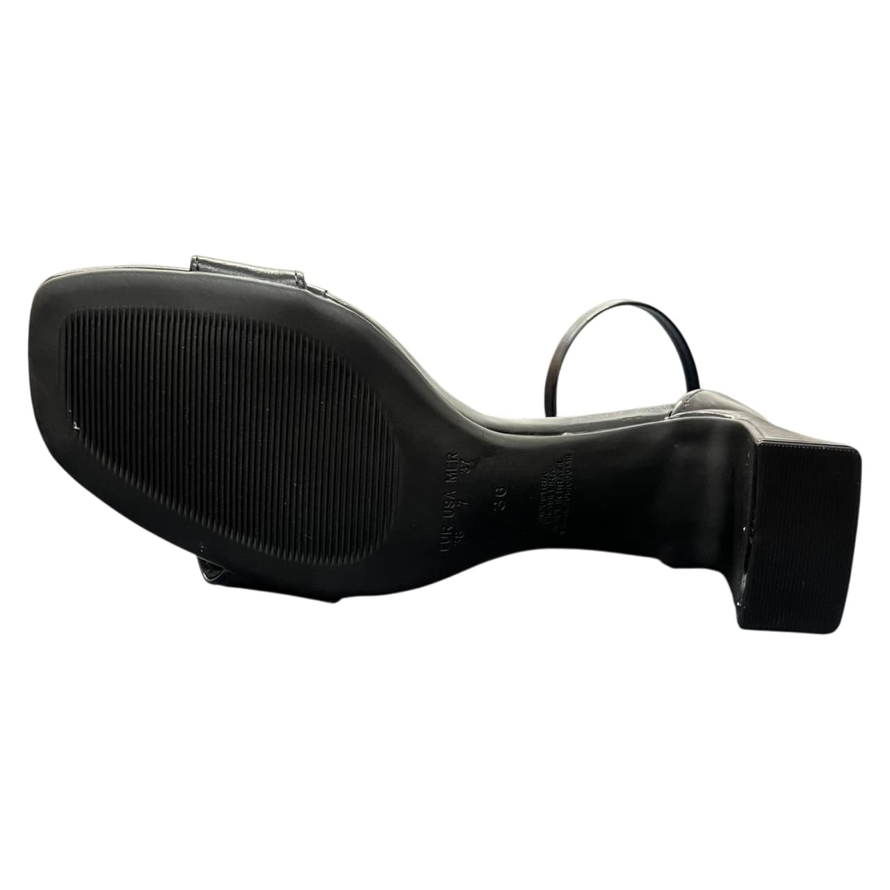 Sandália Feminina Bebecê Salto Bloco T6040-744 Preto 3