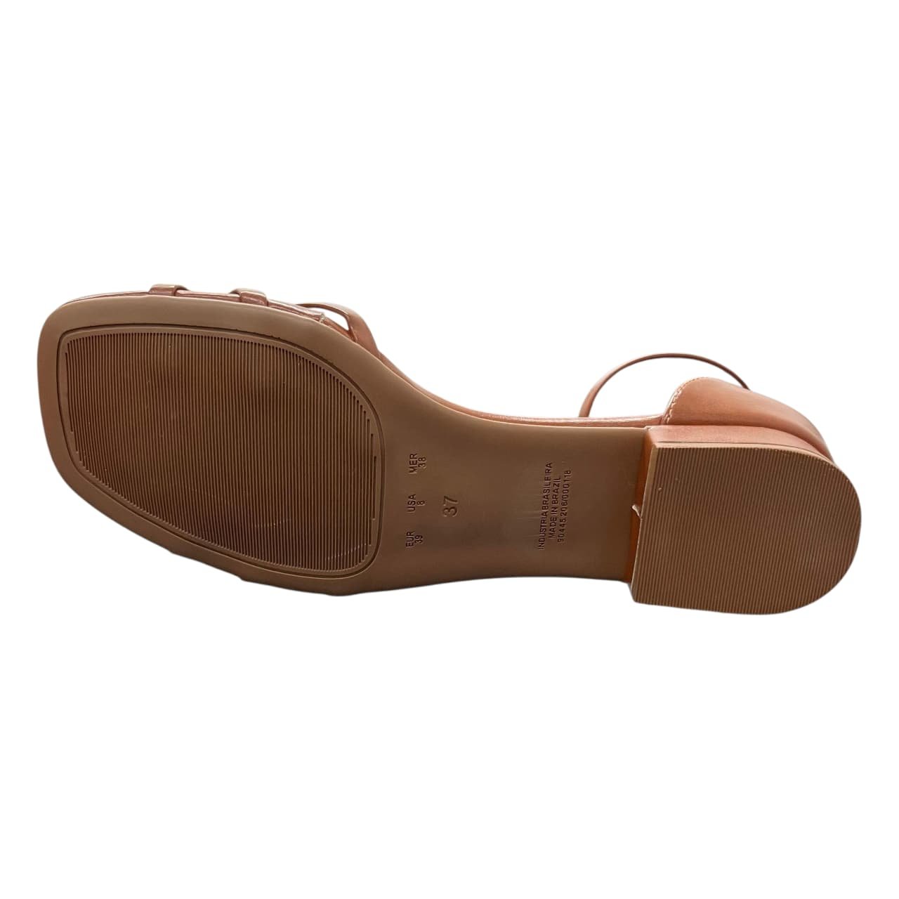 Sandália Feminina Rasteira Bebecê Flor T2547-045 Marrom 3