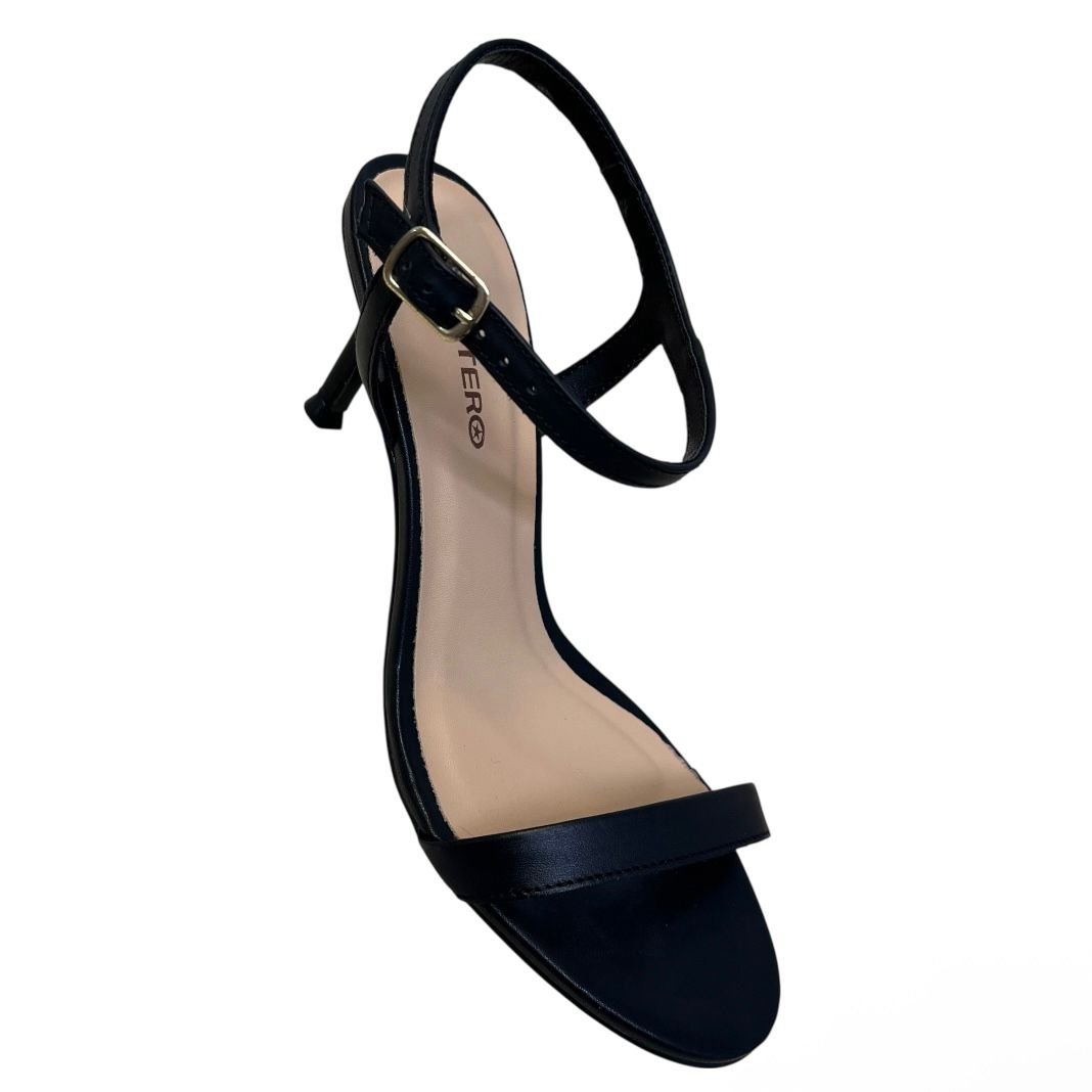 Sandália Salto Fino Bottero Em Couro 373402 Preto 2