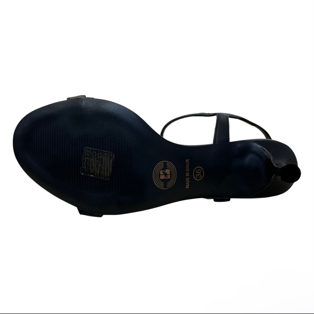 Sandália Salto Fino Bottero Em Couro 373402 Preto 4