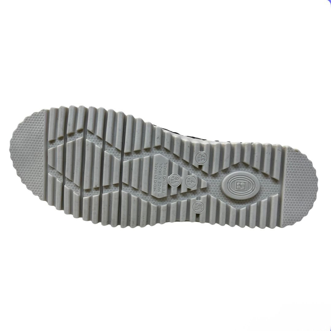 Tênis Casual Slip-On Bottero Em Couro 374104 Preto 4