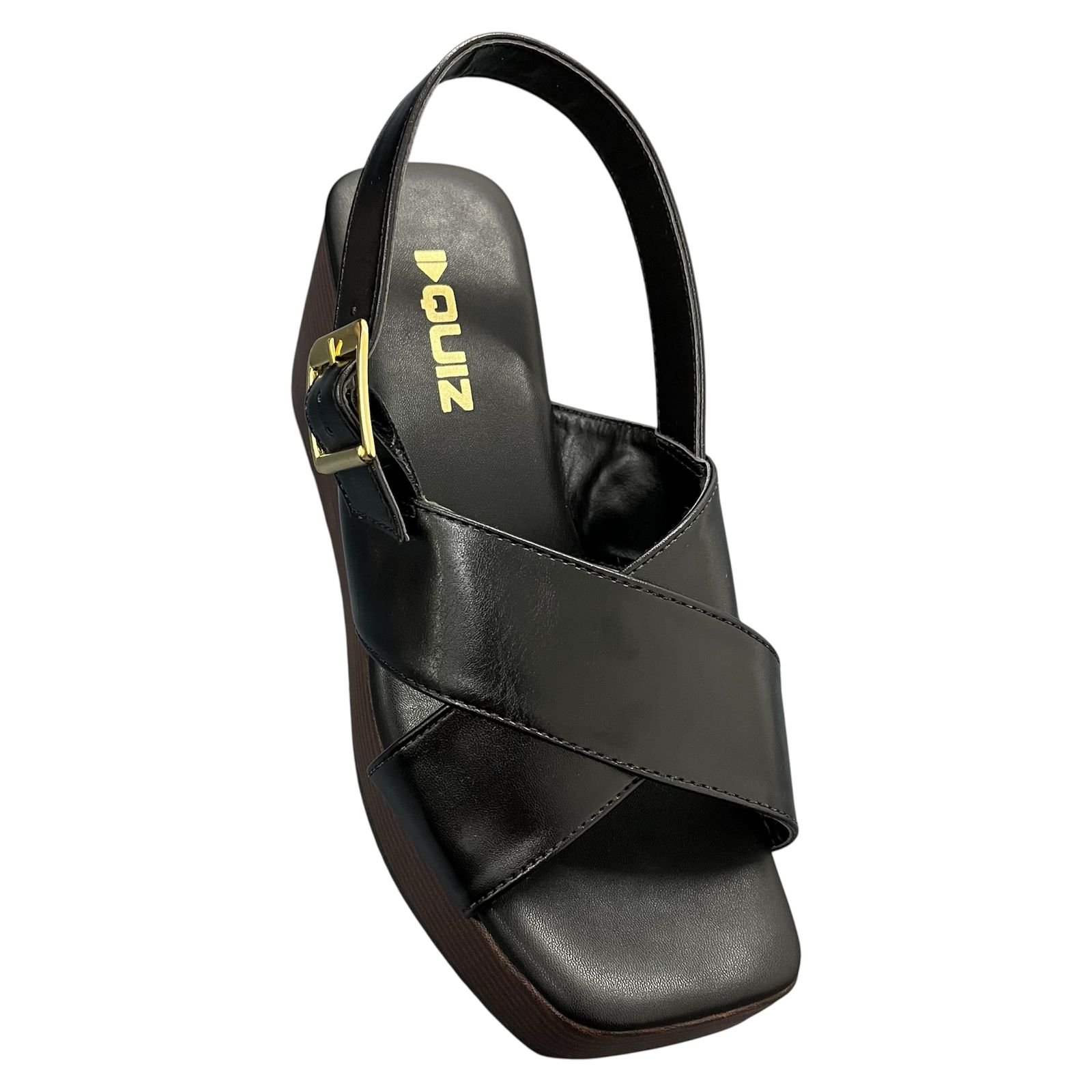 Sandália Feminina Plataforma Quiz 1869-22 Preto 2