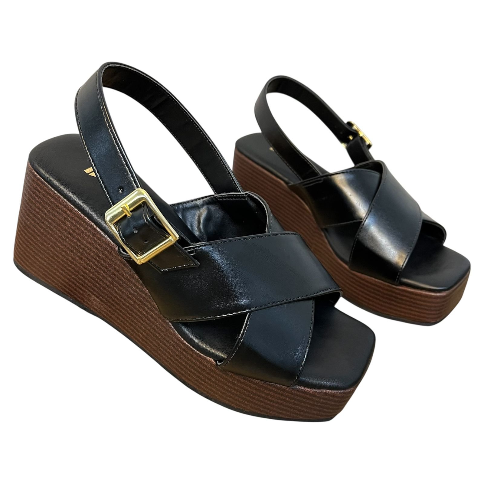 Sandália Feminina Plataforma Quiz 1869-22 Preto 5