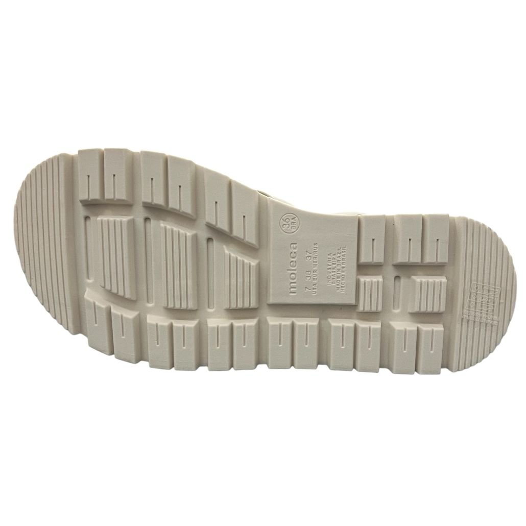 Sandália Feminina Flatform Moleca 5504.213 Off White 3