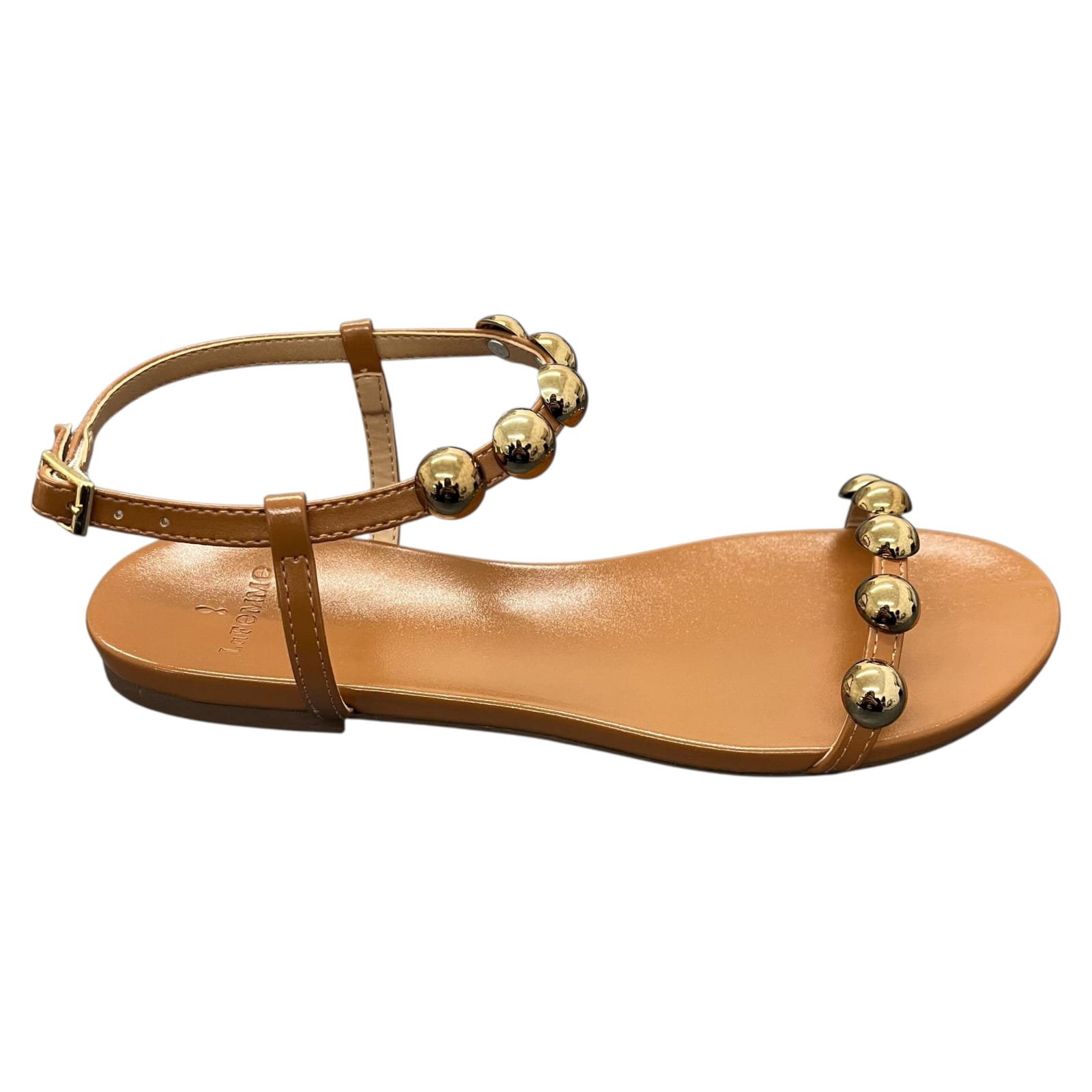 Sandália Feminina Rasteira La Femme Esferas 34.134