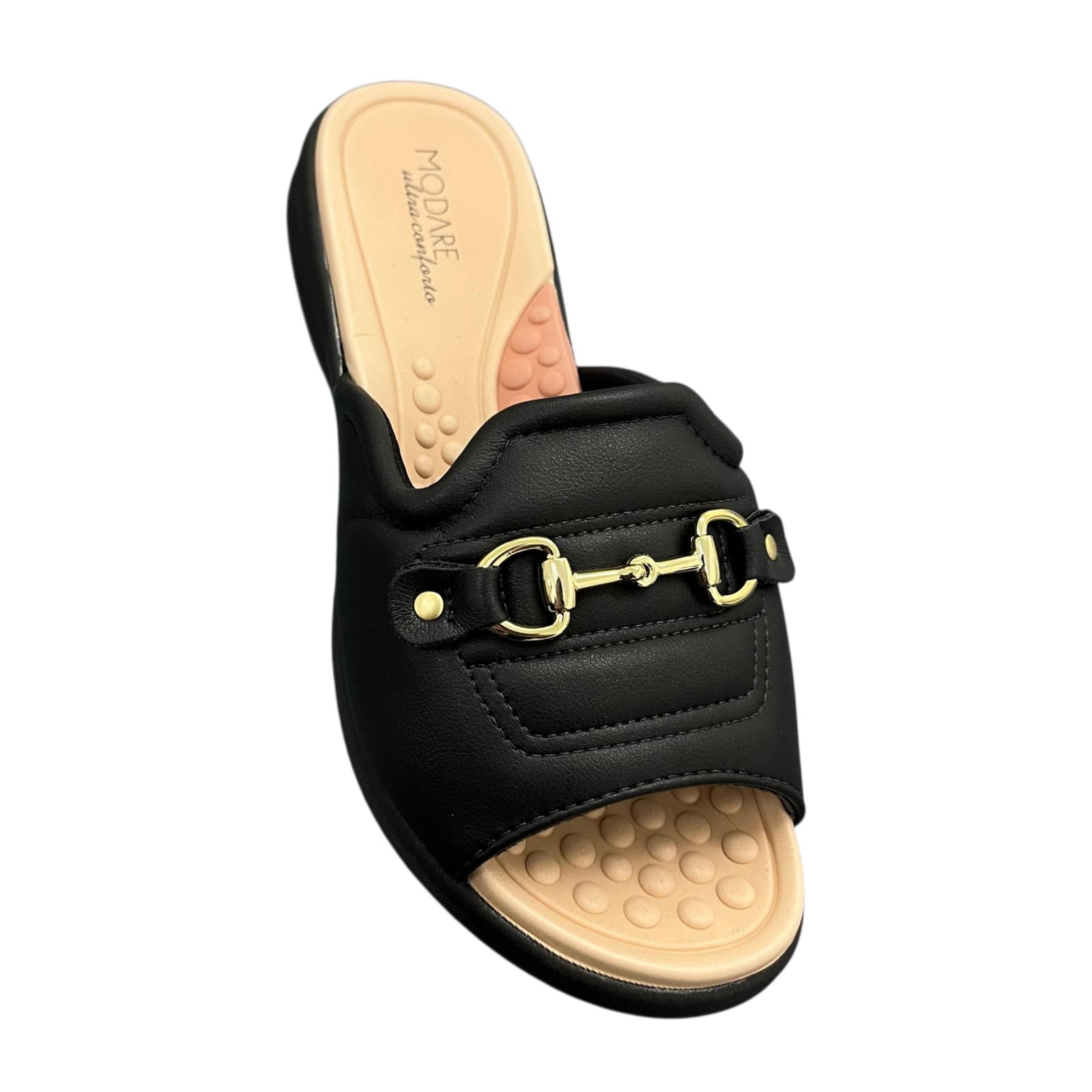 Tamanco Flat Feminino Modare Ultraconforto 7174.120 Preto 2