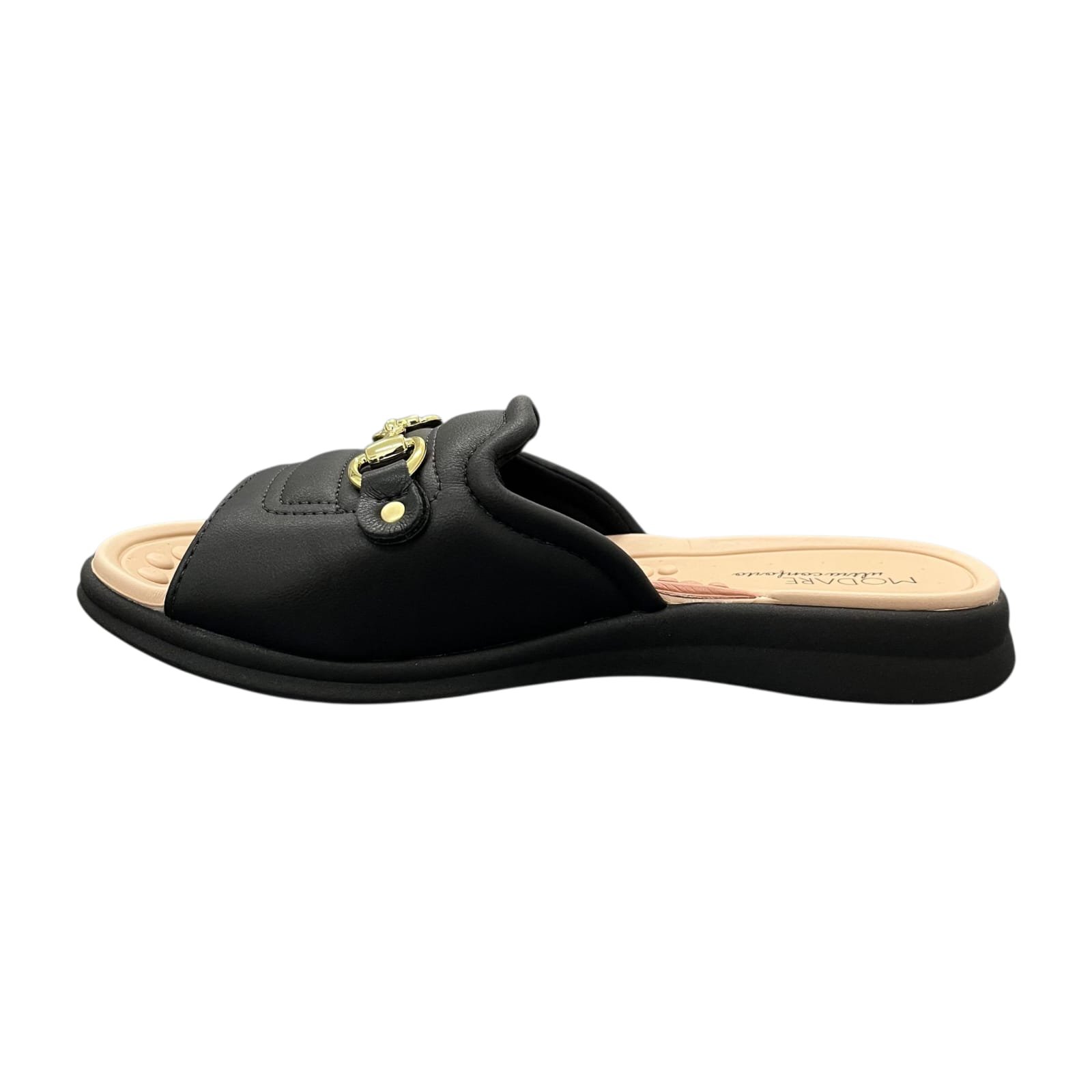 Tamanco Flat Feminino Modare Ultraconforto 7174.120 Preto 5