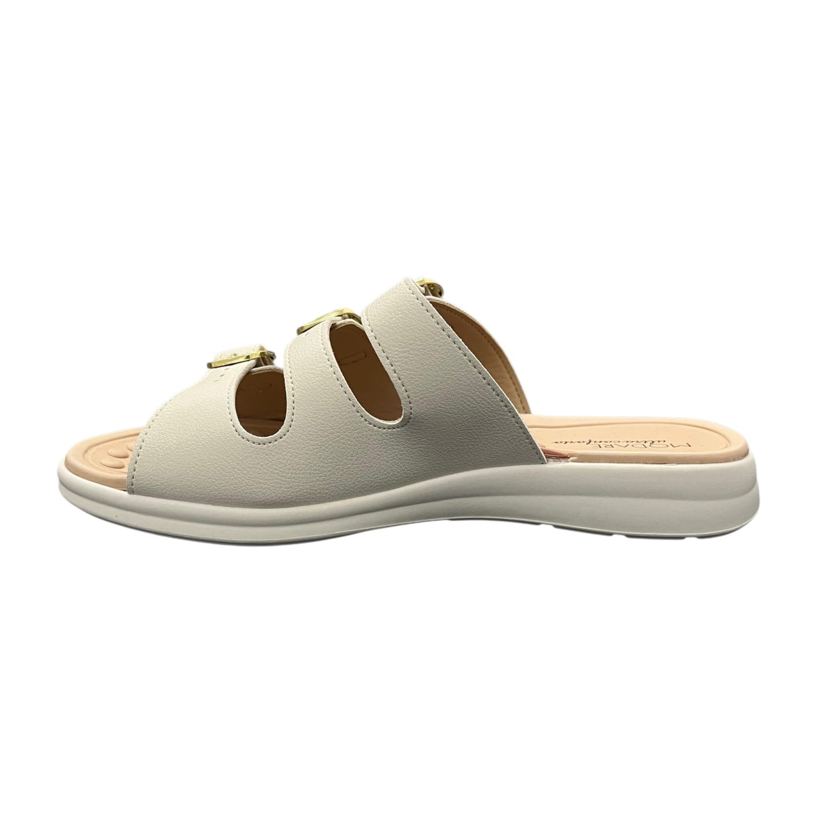 Tamanco Flat Feminino Modare Ultraconforto 7174.122 Off White 5