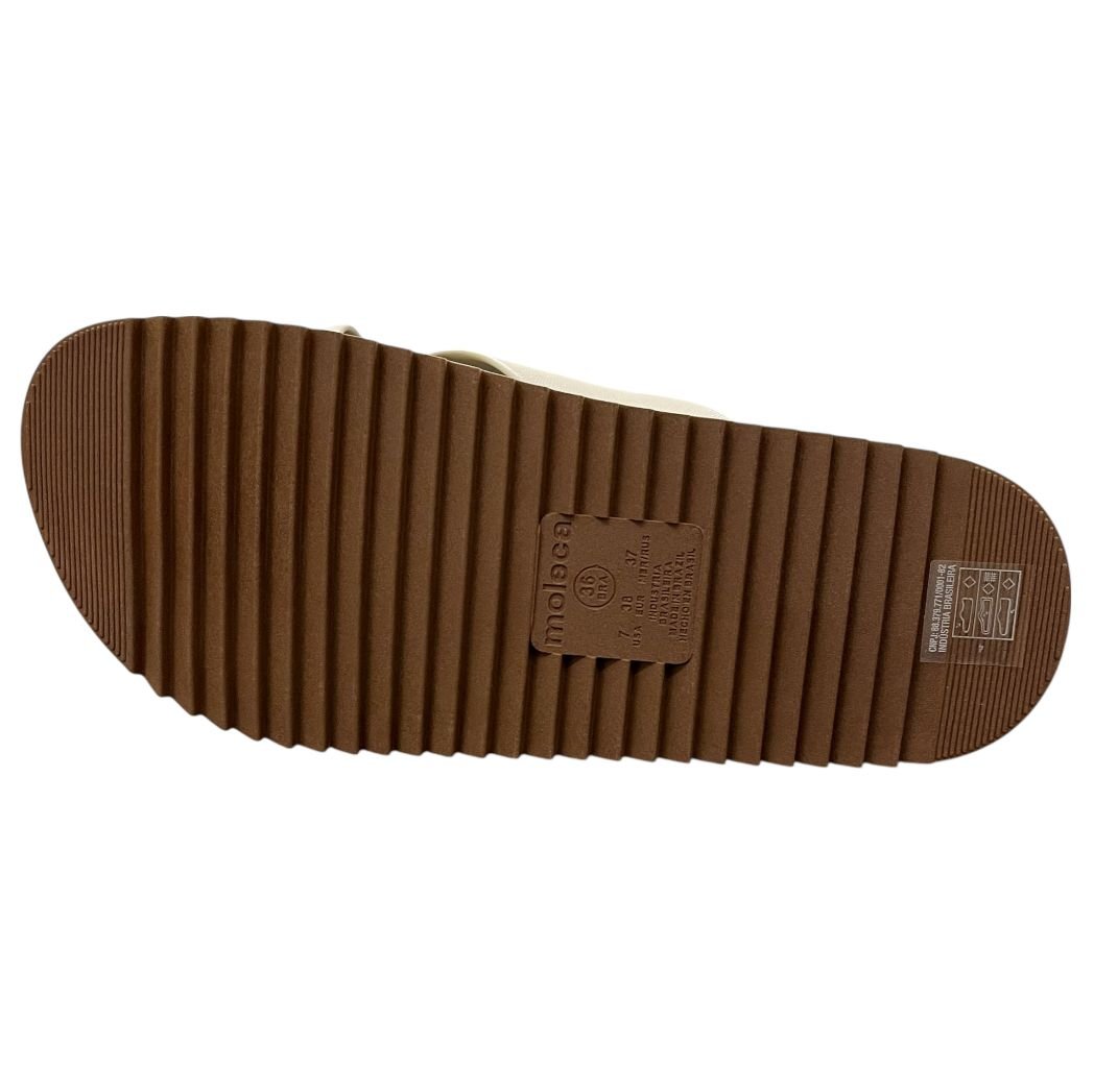 Tamanco Papete Flatform Moleca 5500.215 Off White 4