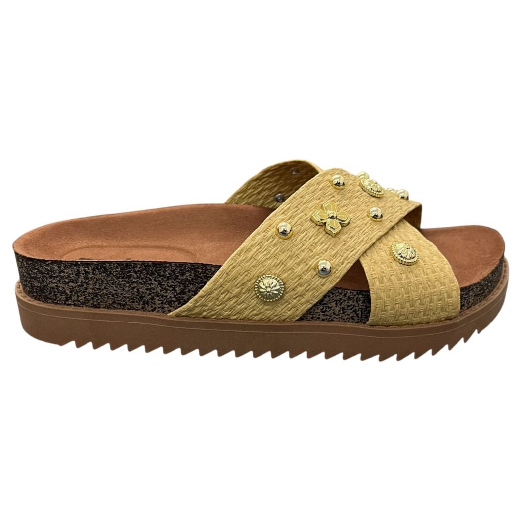 Tamanco Papete Flatform Moleca 5500.112