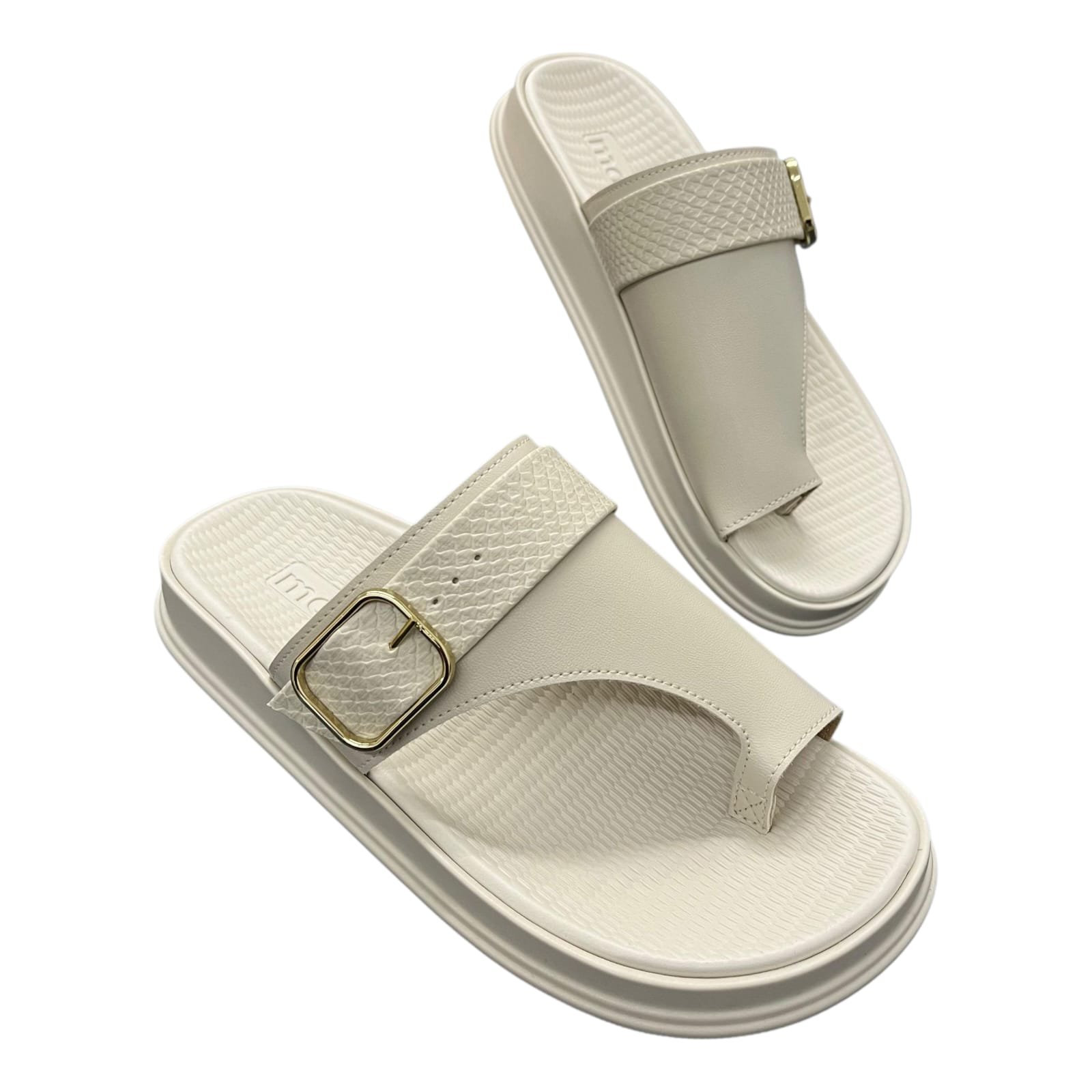 Sandália Papete De Dedo Moleca 5500.215 Branco 4