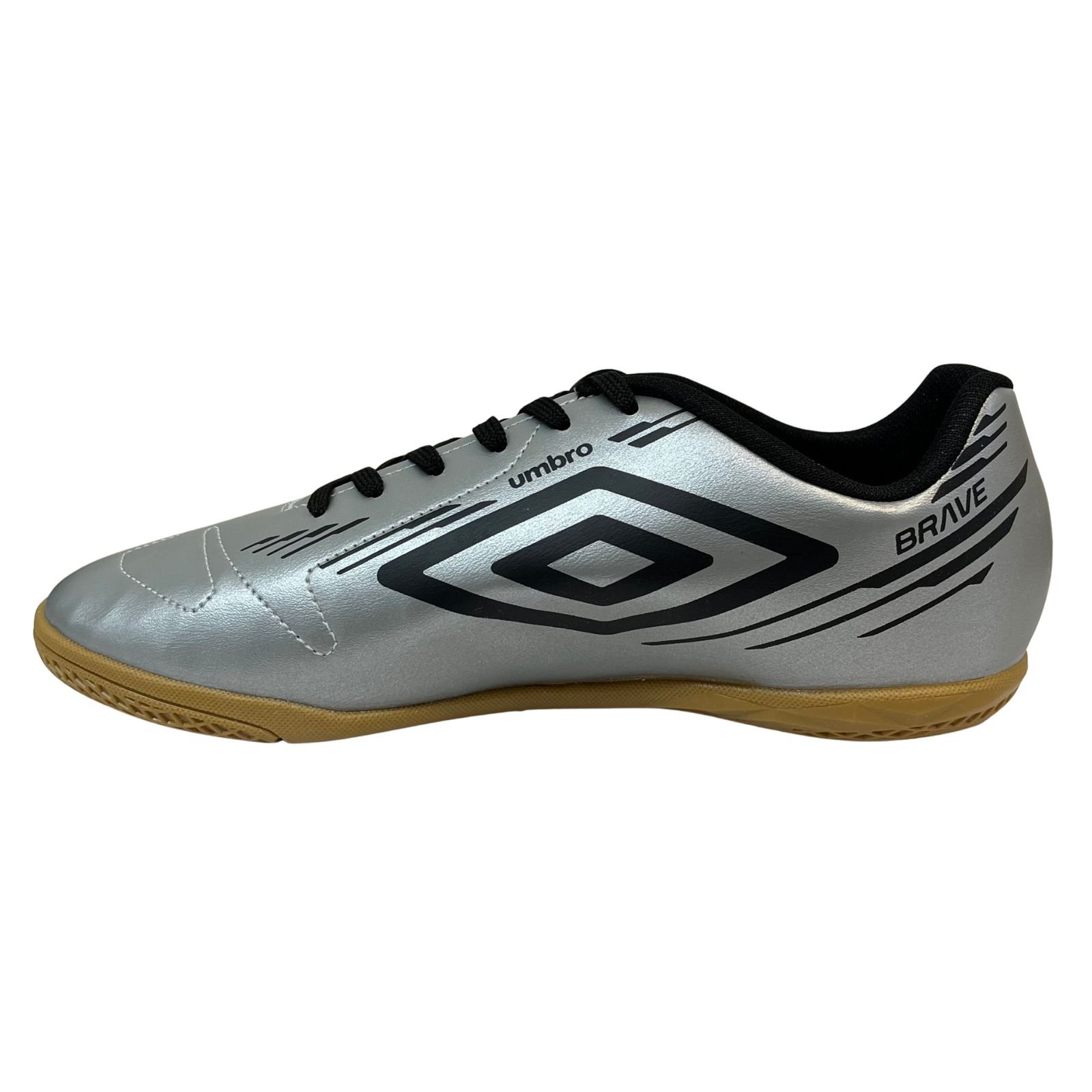 Chuteira Quadra De Futsal Umbro Brave 1329166 Prata 4