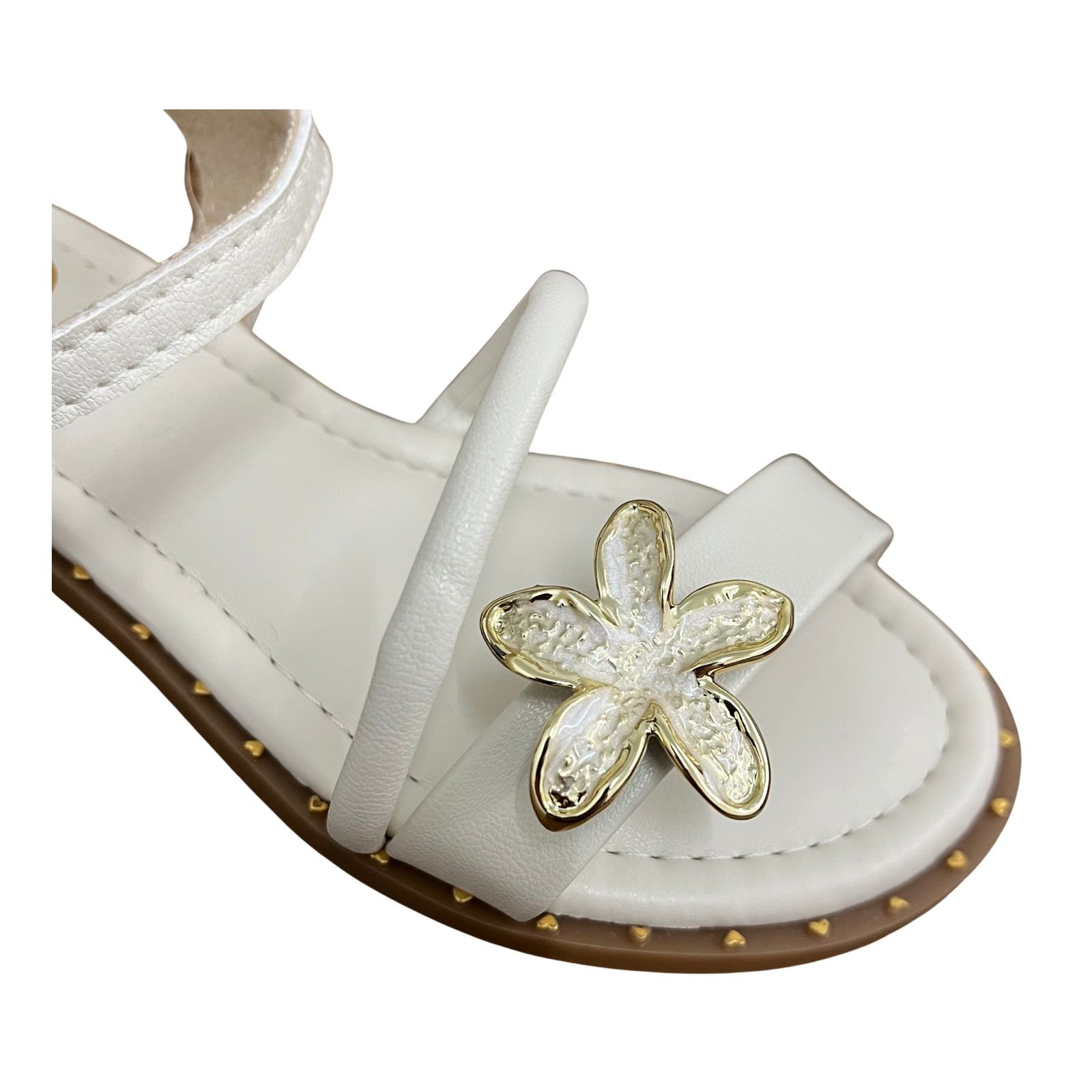 Sandália Infantil Menina Rasteira Molekinha 2342.115 Branco 5