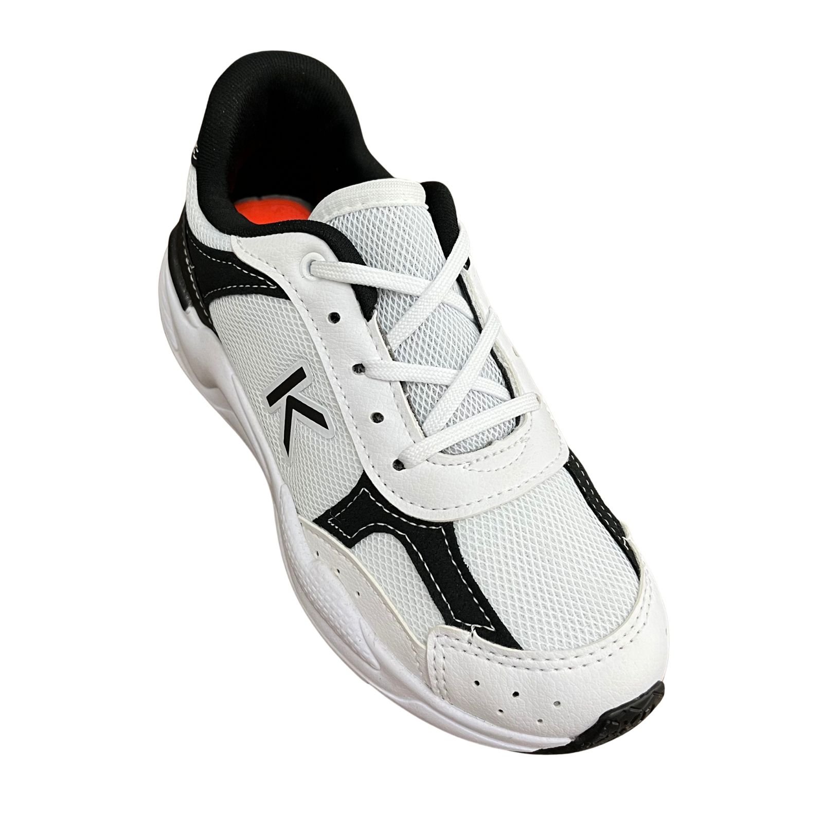 Tênis Infantil Menino Kidy K360 Retrô 0002-0061 Branco/Preto 2
