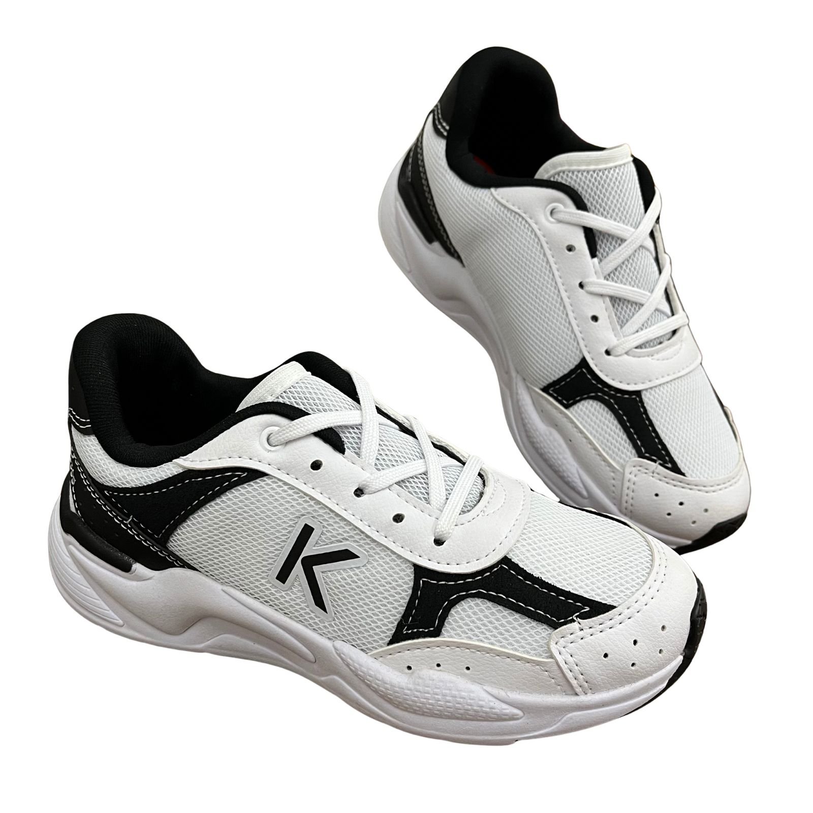 Tênis Infantil Menino Kidy K360 Retrô 0002-0061 Branco/Preto 4